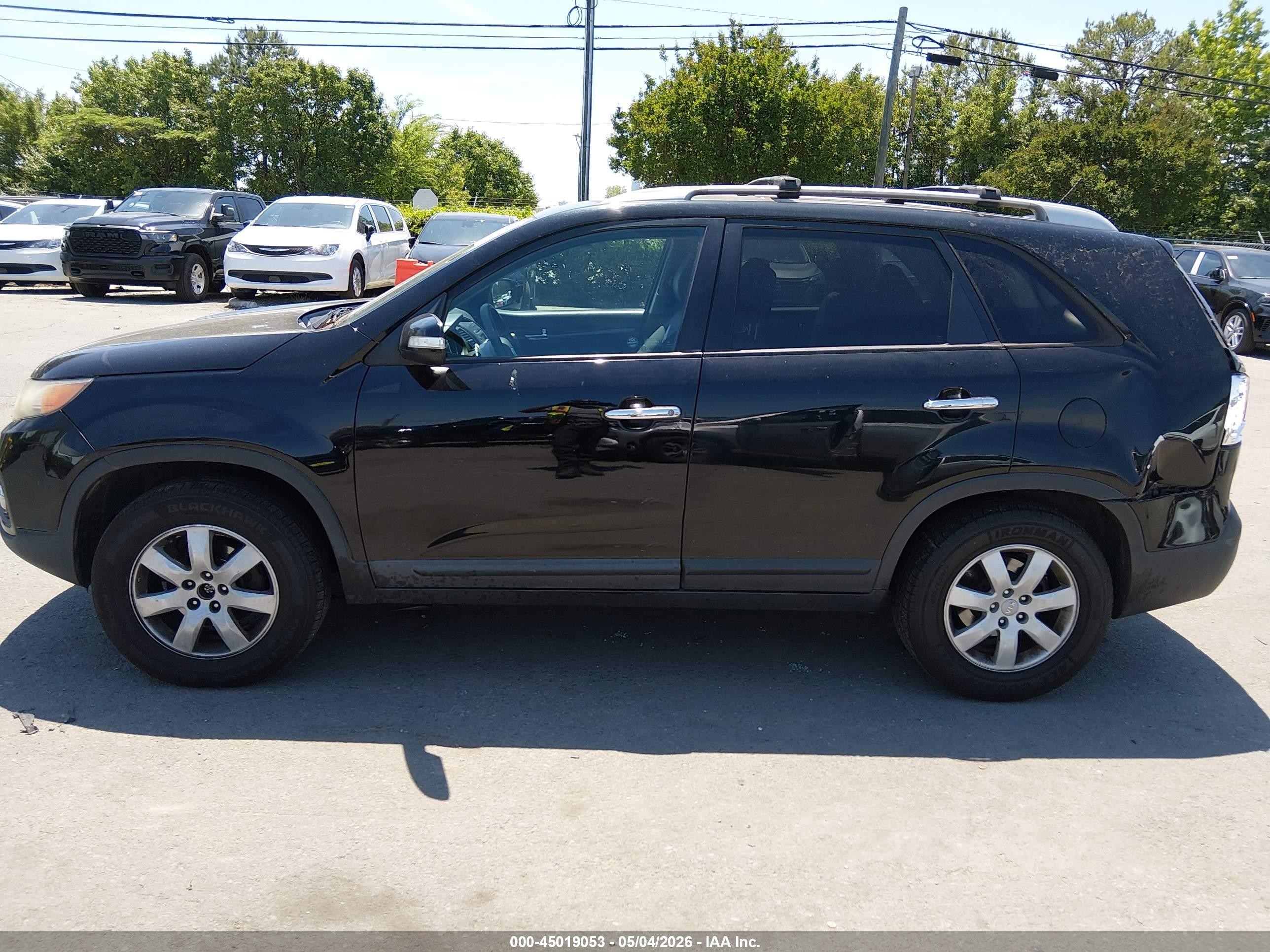 2012 Kia Sorento Lx Black vin: 5XYKT3A66CG230791