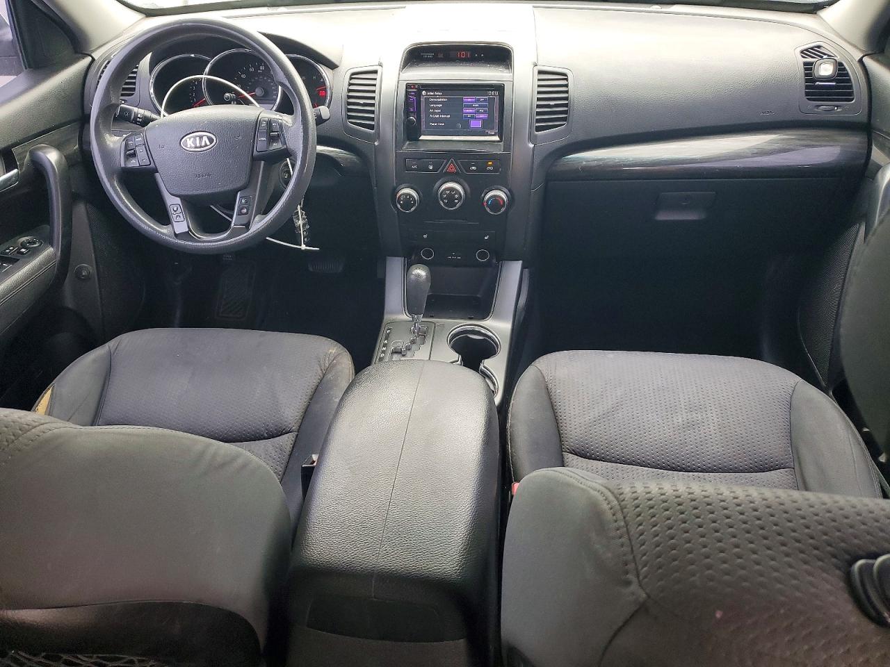 2012 Kia Sorento Lx White vin: 5XYKT3A66CG241855