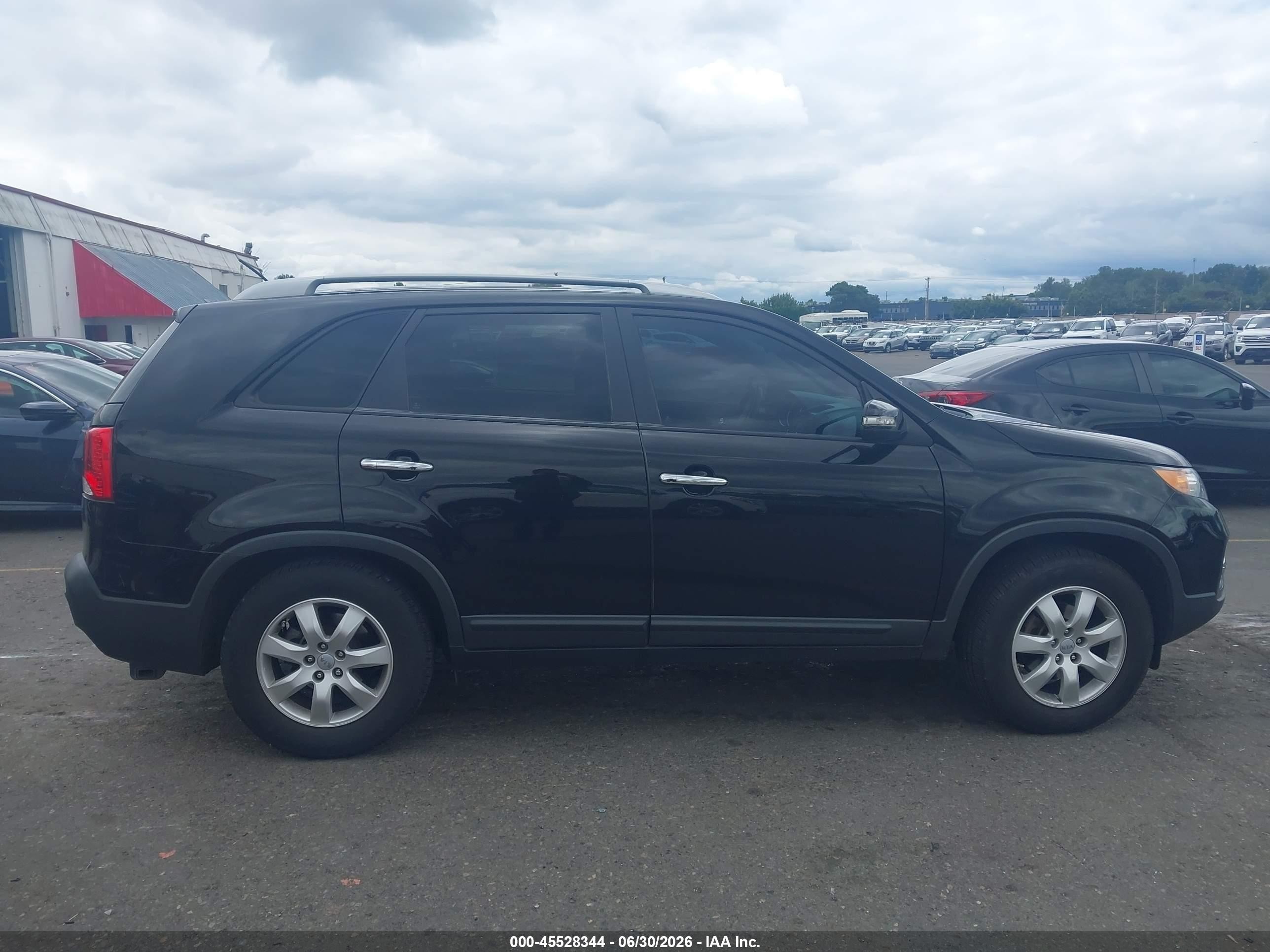 2012 Kia Sorento Lx Black vin: 5XYKT3A66CG268487