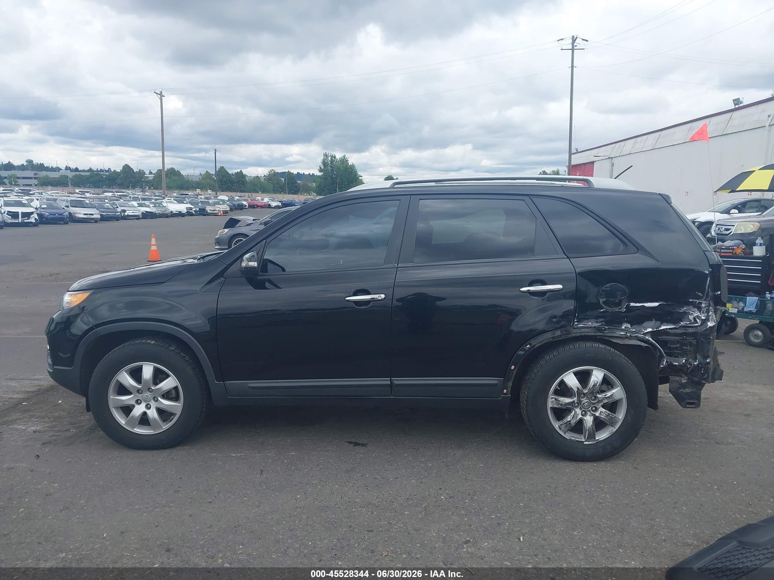 2012 Kia Sorento Lx Black vin: 5XYKT3A66CG268487