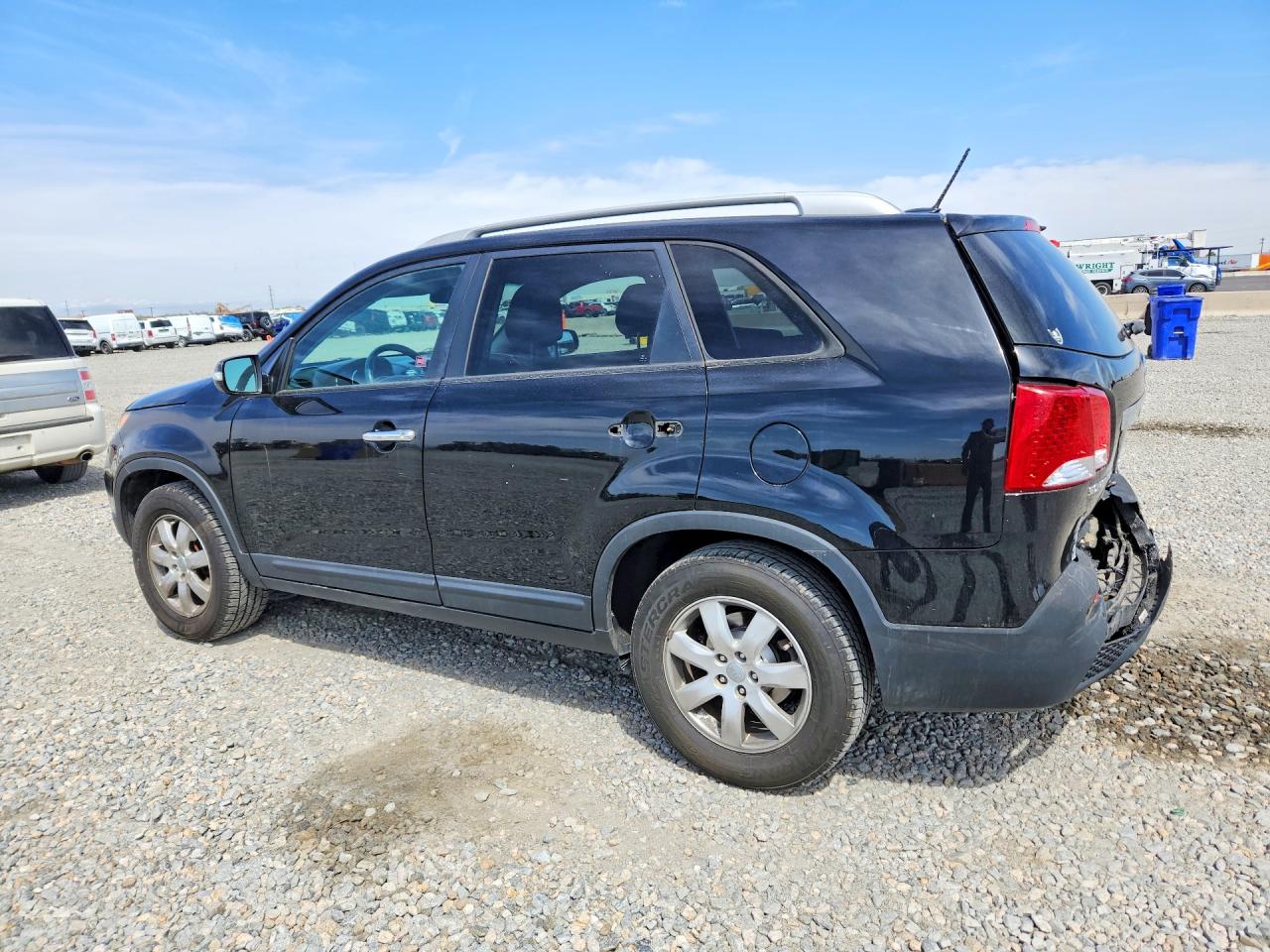 2013 Kia Sorento Lx Black vin: 5XYKT3A66DG423427