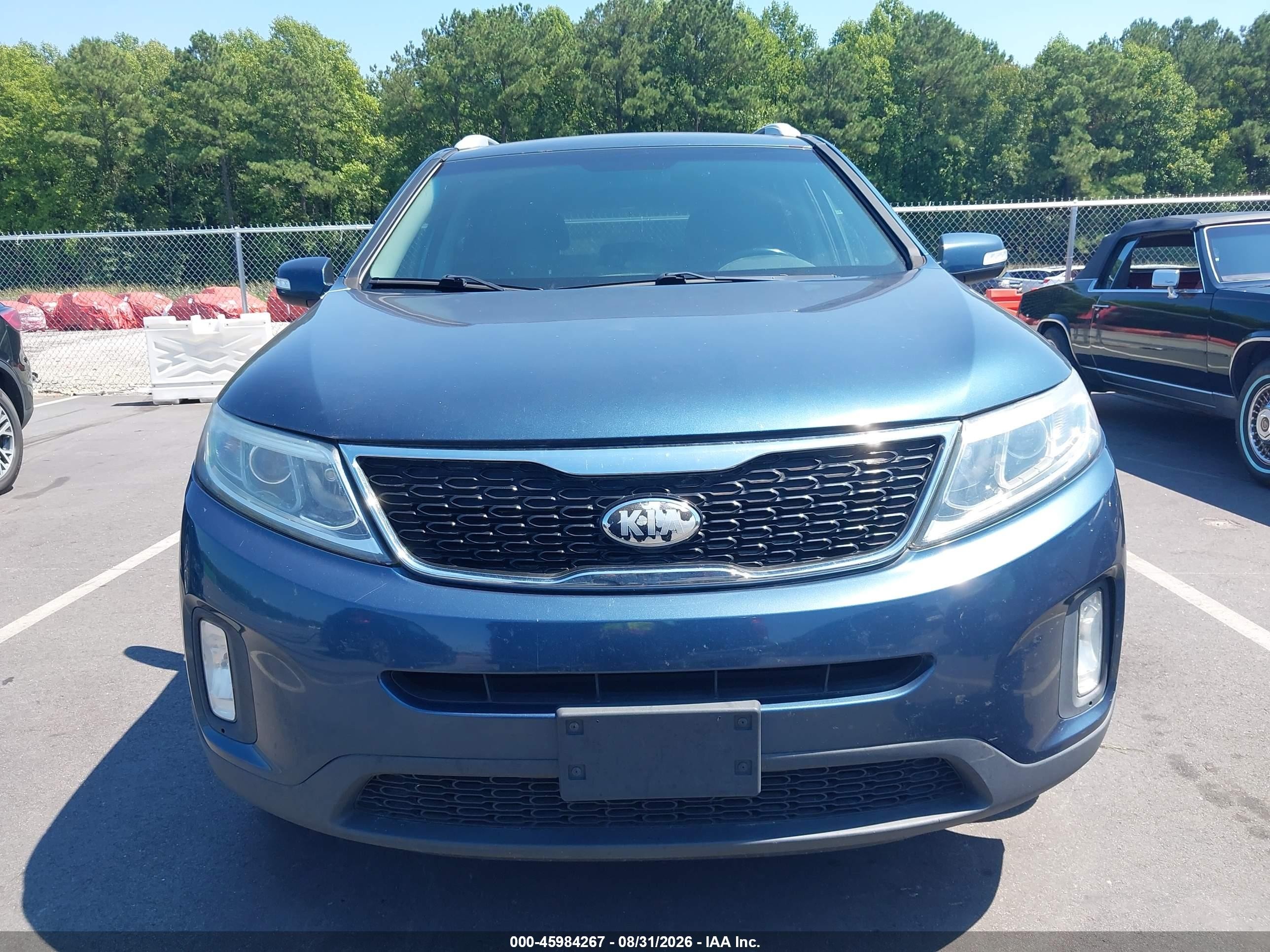 2014 Kia Sorento Lx Blue vin: 5XYKT3A66EG429052