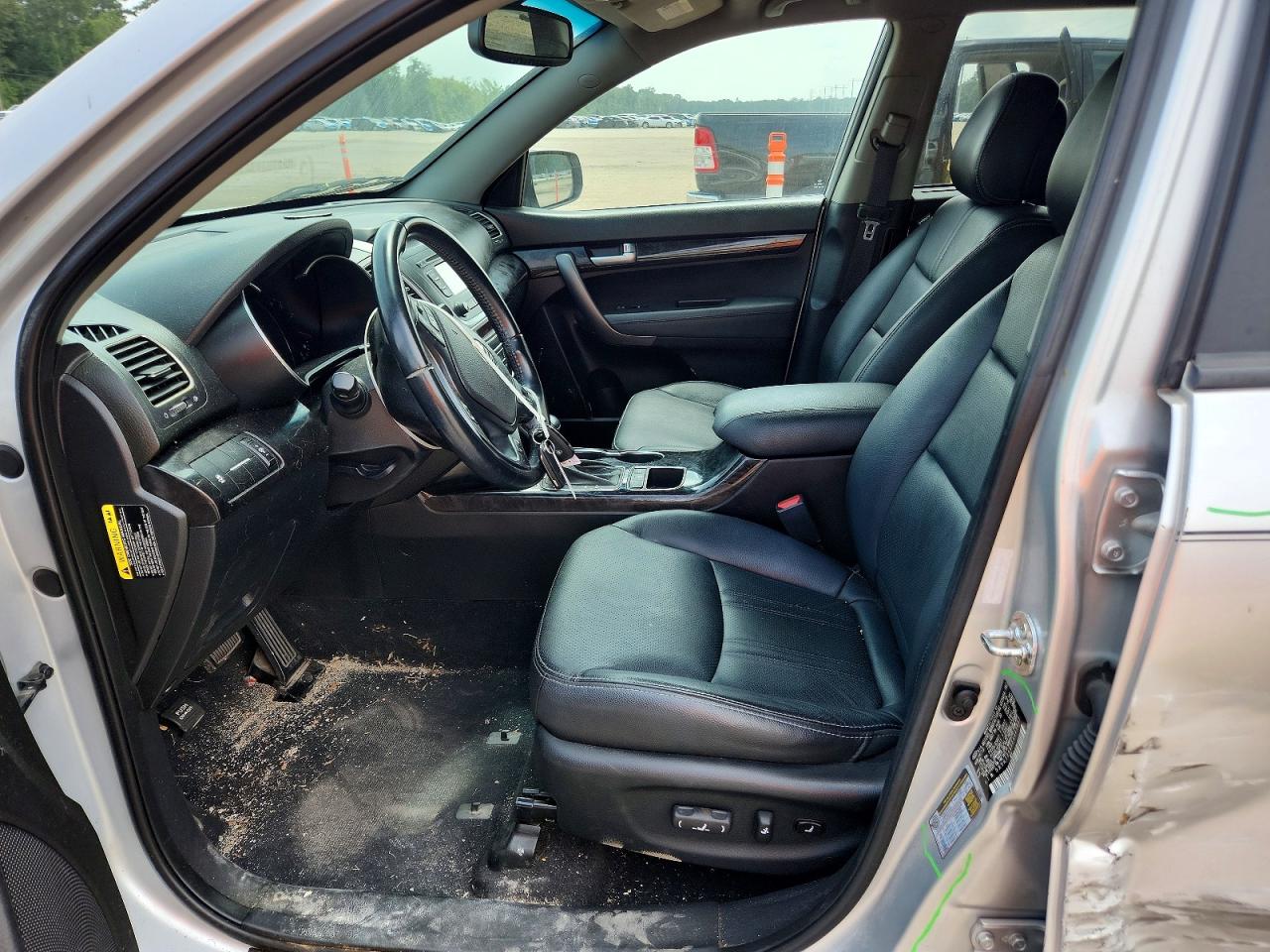 2014 Kia Sorento Lx Silver vin: 5XYKT3A66EG443663