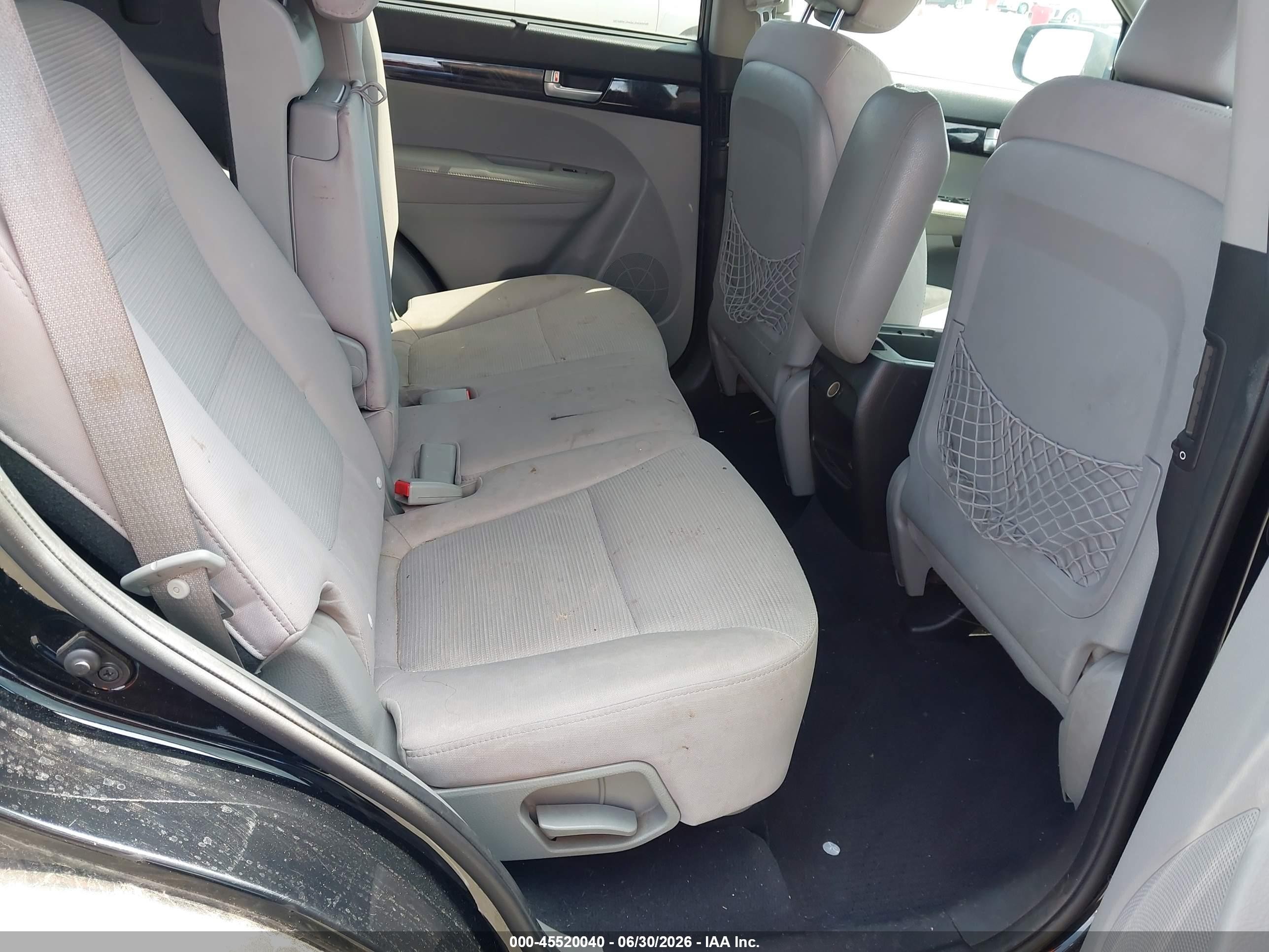 2014 Kia Sorento Lx Black vin: 5XYKT3A66EG453027