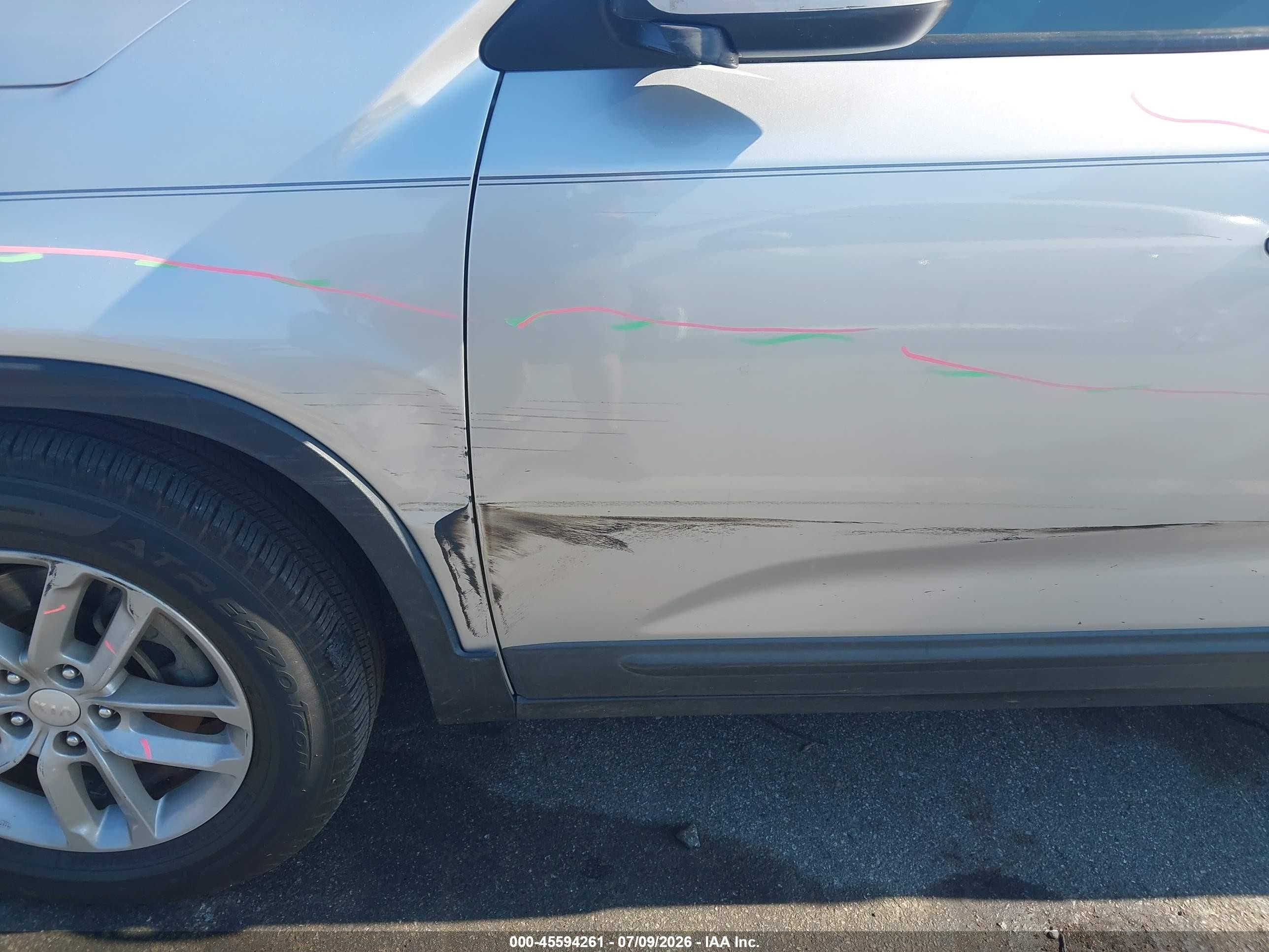 2014 Kia Sorento Lx Silver vin: 5XYKT3A66EG457823