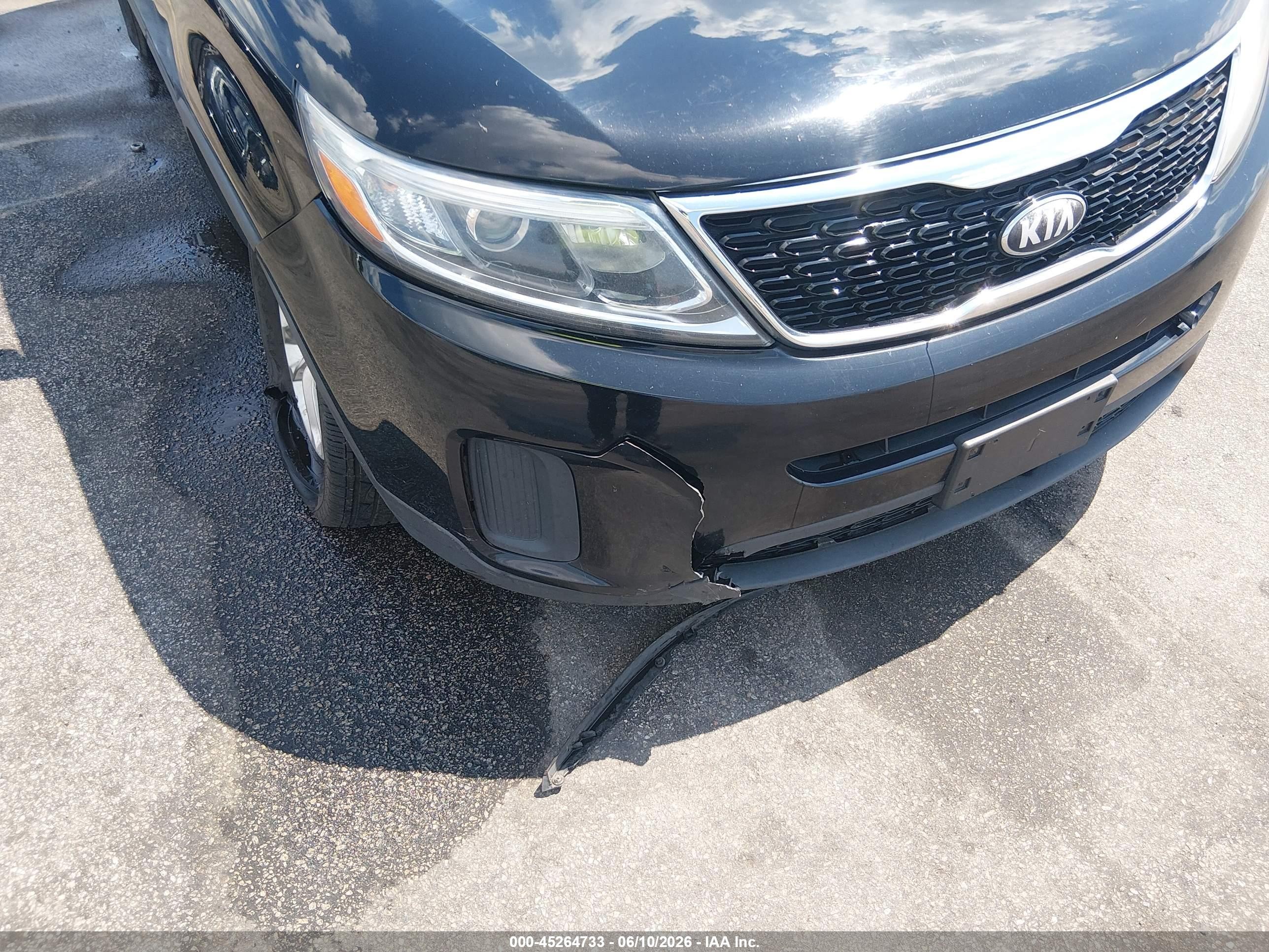 2014 Kia Sorento Lx Черный vin: 5XYKT3A66EG469700