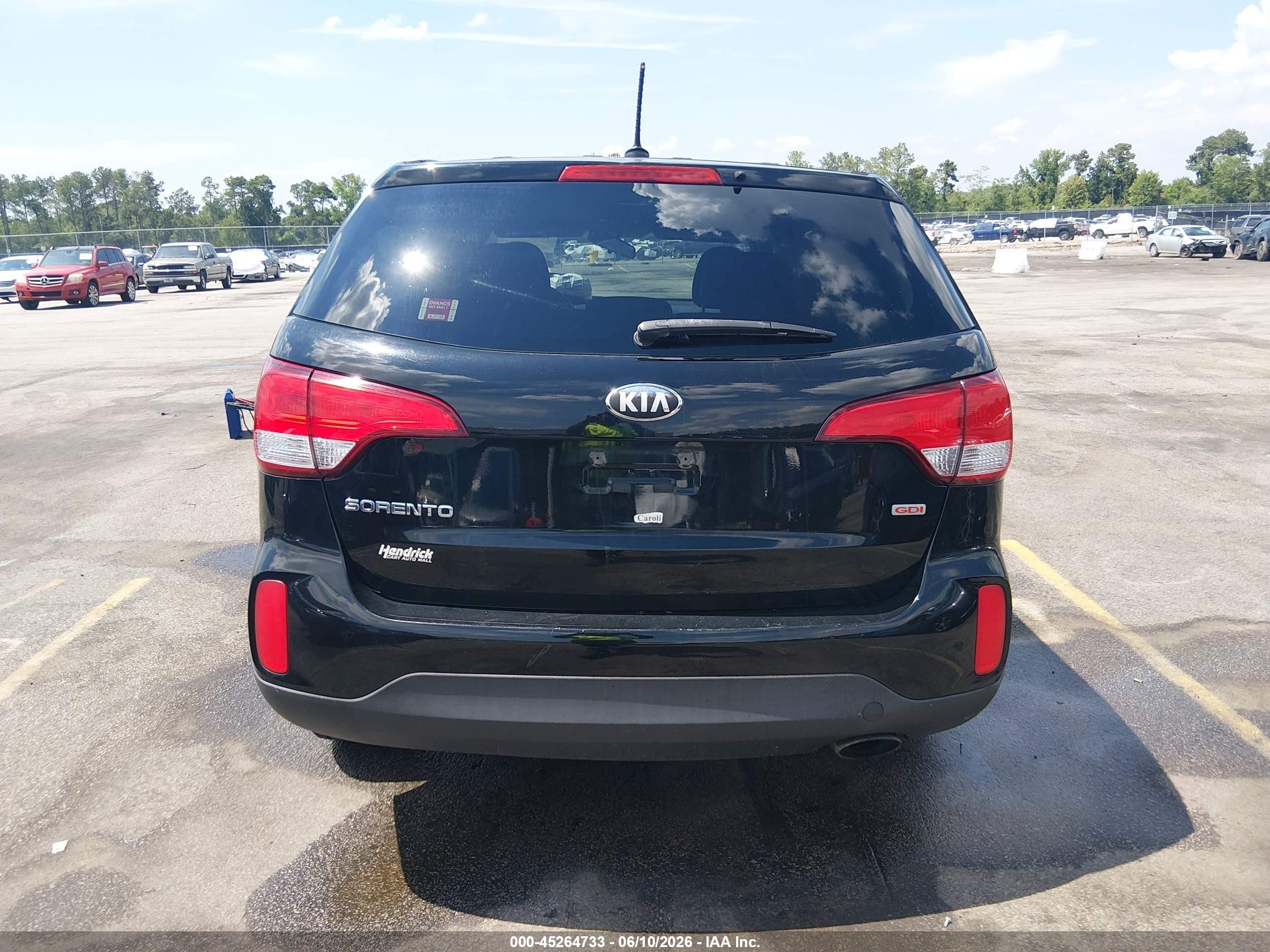 2014 Kia Sorento Lx Черный vin: 5XYKT3A66EG469700
