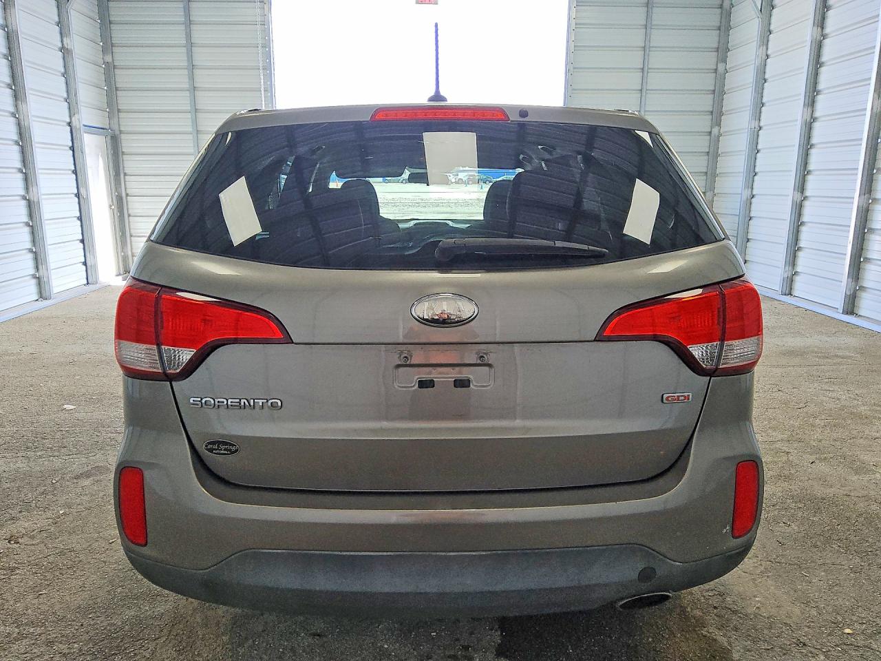 2014 Kia Sorento Lx Silver vin: 5XYKT3A66EG507376