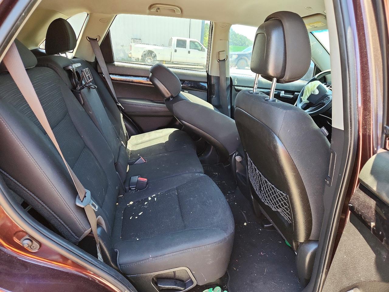 2014 Kia Sorento Lx Burgundy vin: 5XYKT3A66EG513467