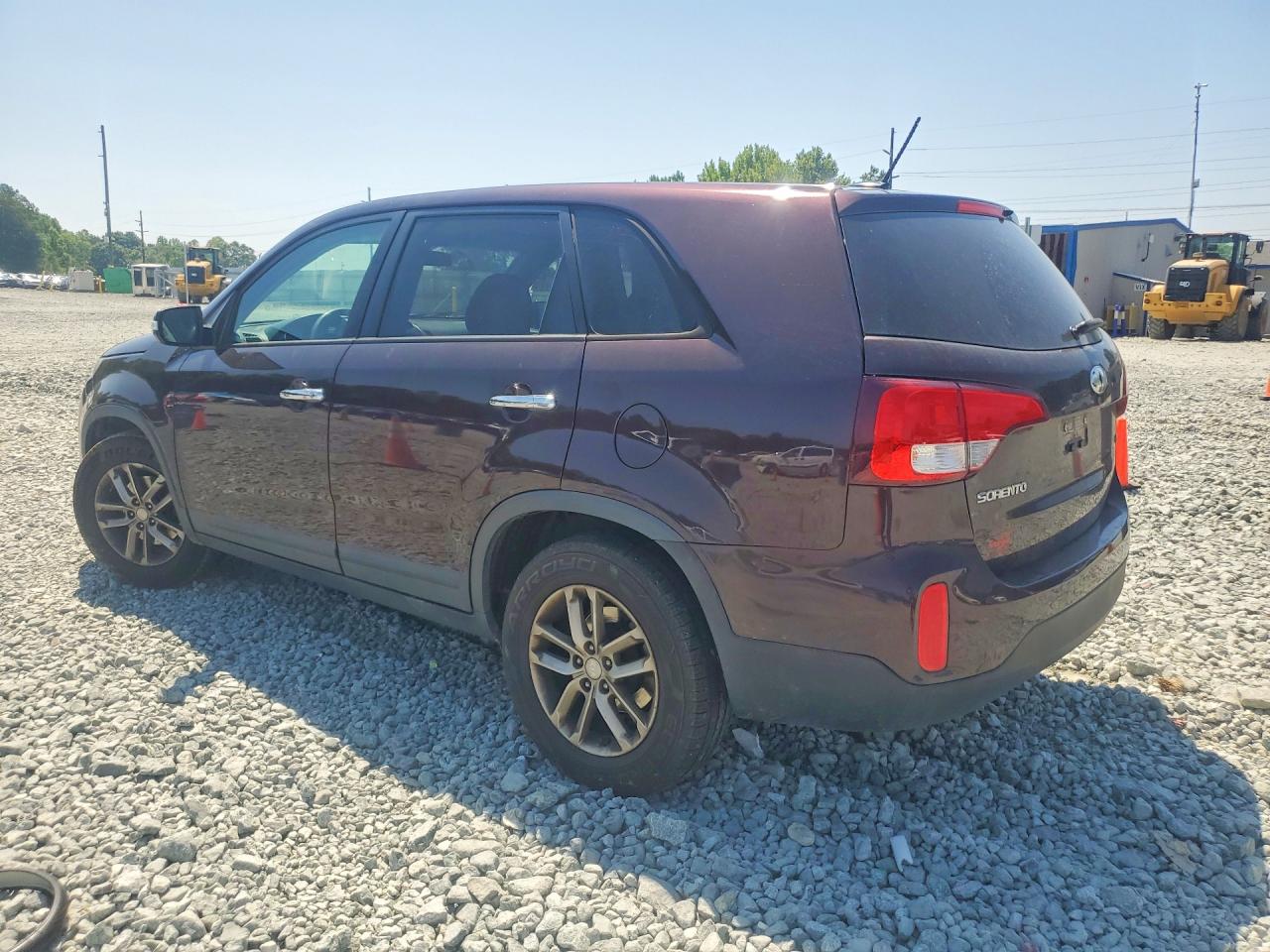 2014 Kia Sorento Lx Burgundy vin: 5XYKT3A66EG524033