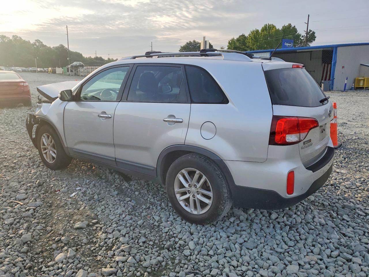 2014 Kia Sorento Lx Серебряный vin: 5XYKT3A66EG528003