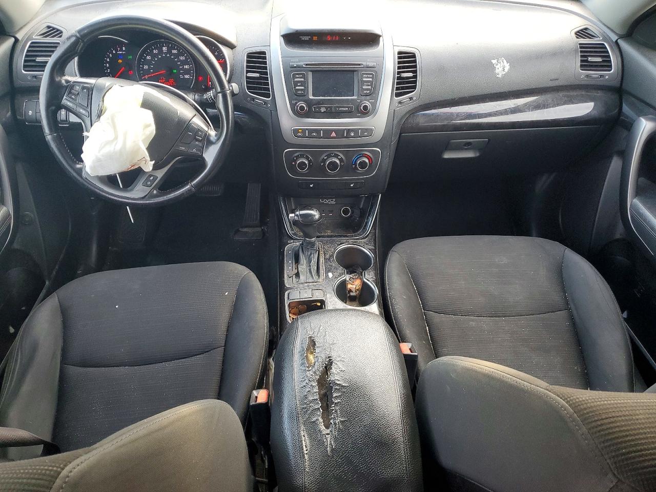 2014 Kia Sorento Lx Серебряный vin: 5XYKT3A66EG528003