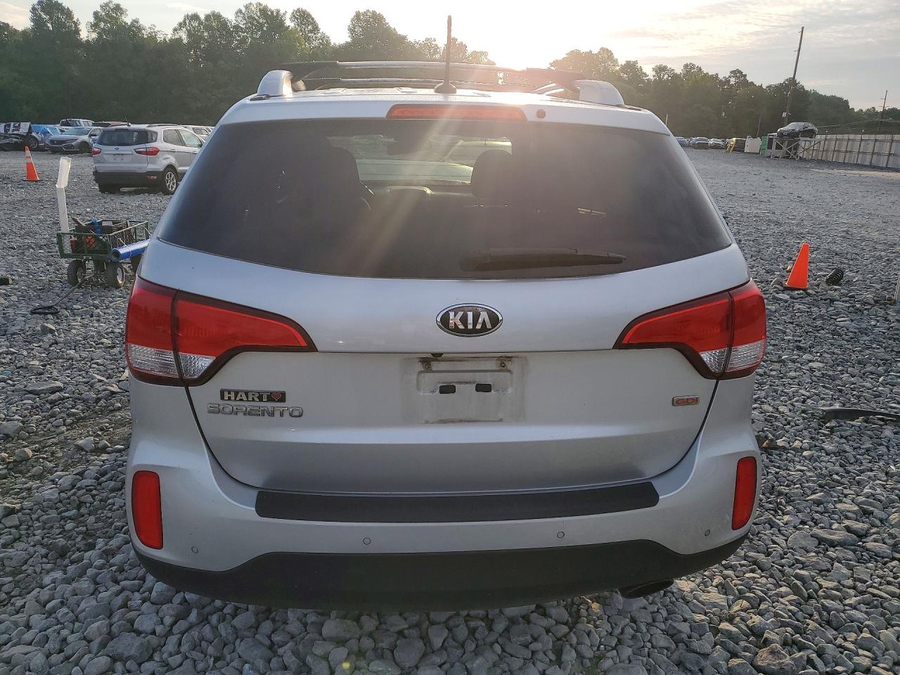 2014 Kia Sorento Lx Серебряный vin: 5XYKT3A66EG528003