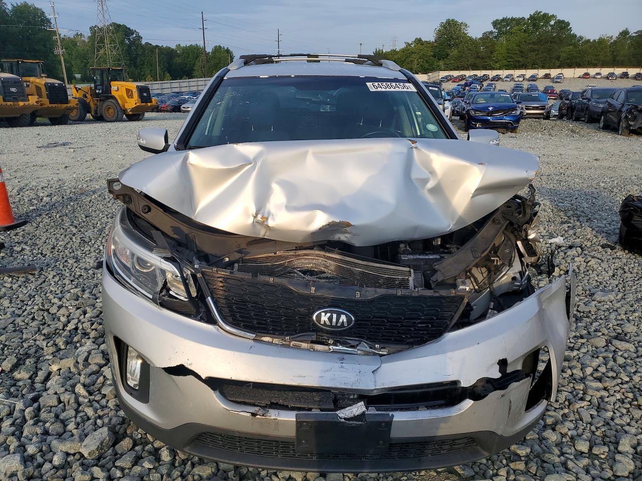 2014 Kia Sorento Lx Серебряный vin: 5XYKT3A66EG528003