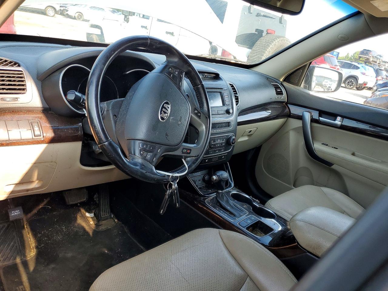 2014 Kia Sorento Lx Silver vin: 5XYKT3A66EG537851