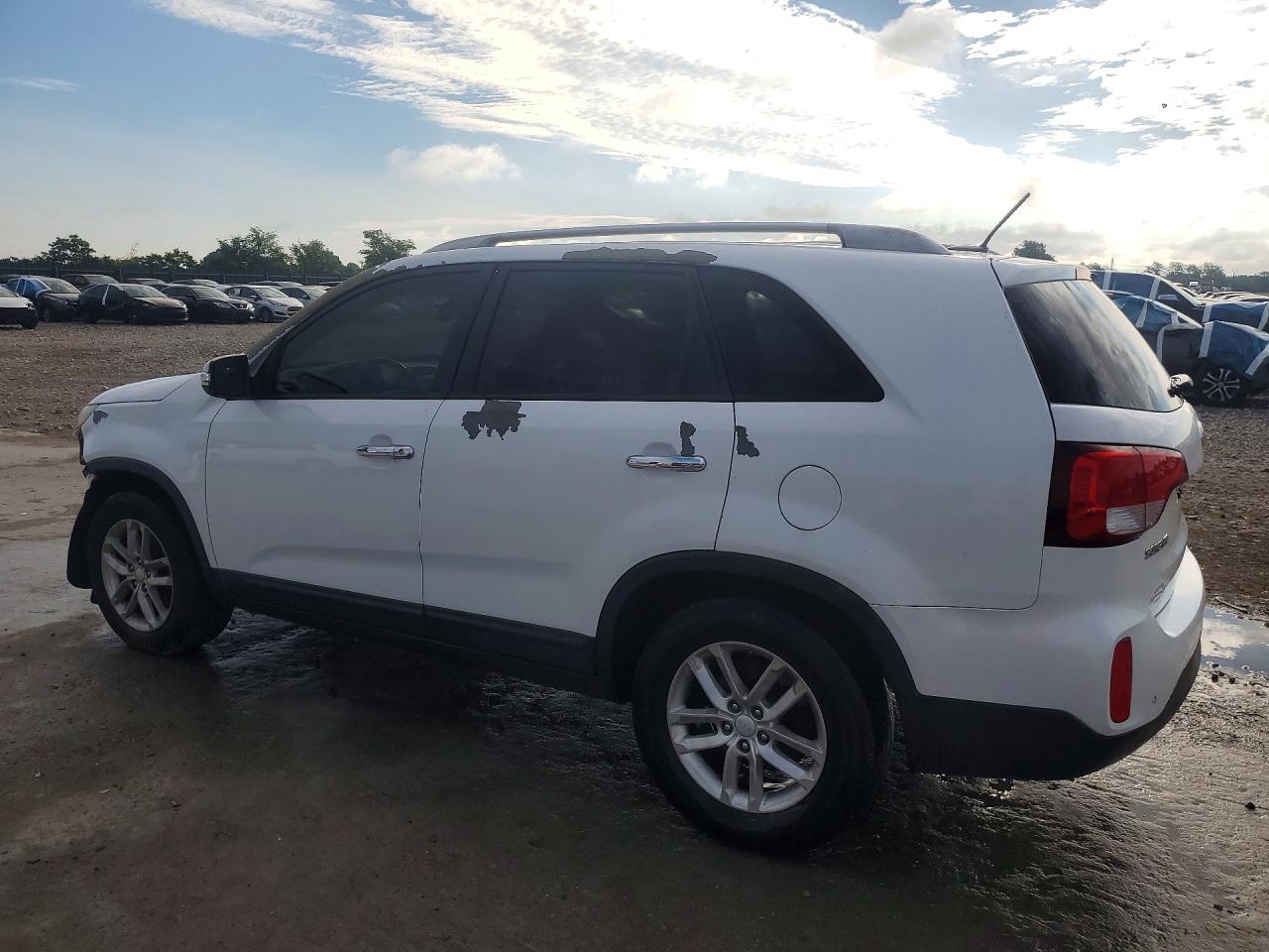 2015 Kia Sorento Lx White vin: 5XYKT3A66FG556322