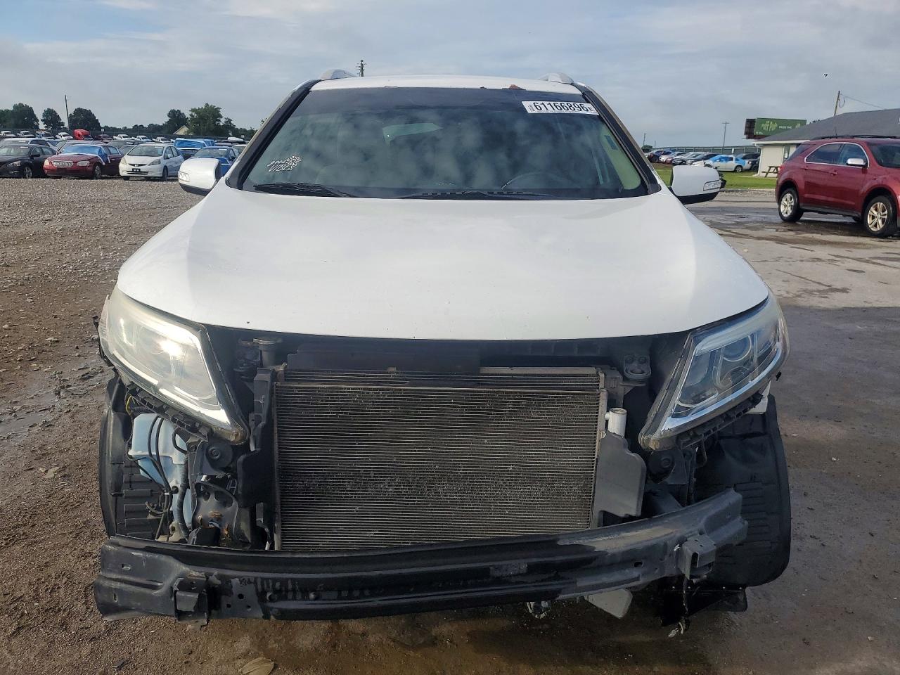 2015 Kia Sorento Lx White vin: 5XYKT3A66FG556322