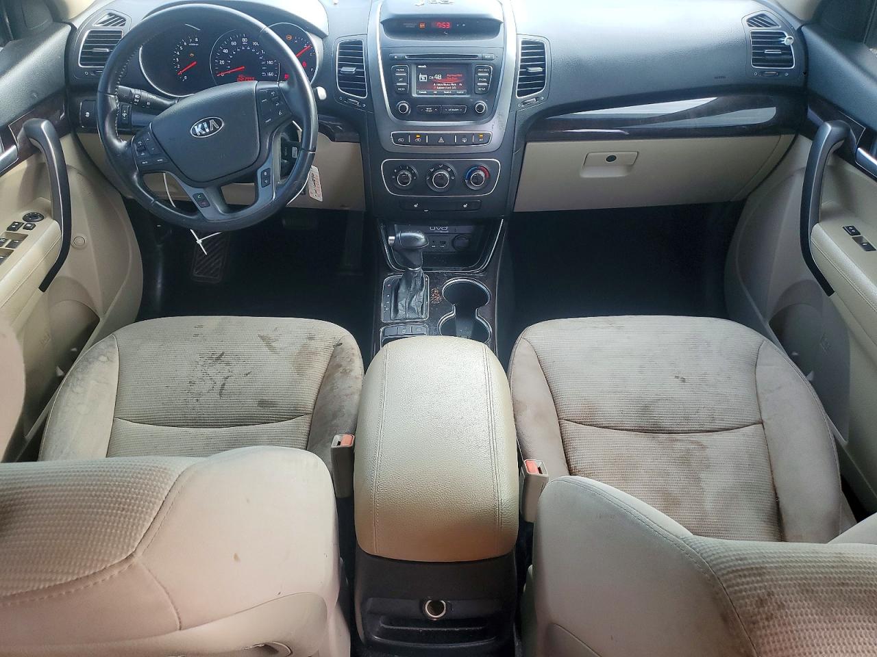 2015 Kia Sorento Lx White vin: 5XYKT3A66FG556322