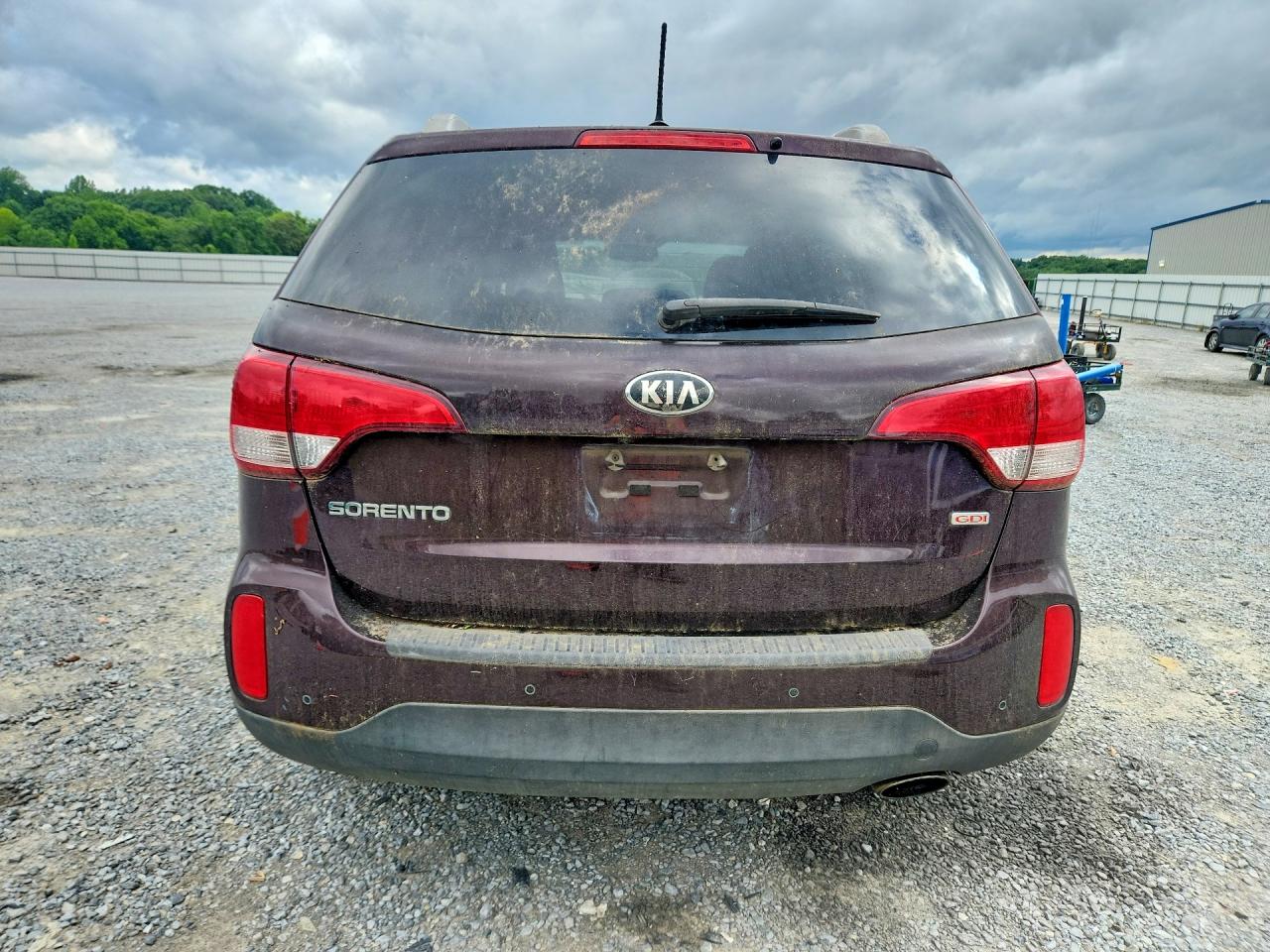 2015 Kia Sorento Lx Maroon vin: 5XYKT3A66FG577882