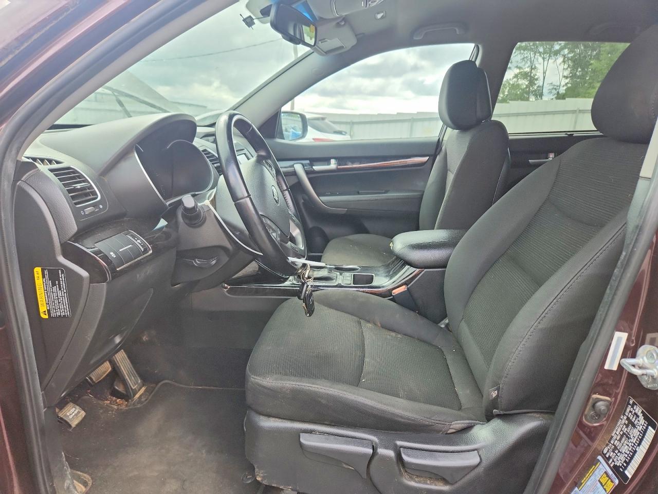 2015 Kia Sorento Lx Maroon vin: 5XYKT3A66FG577882
