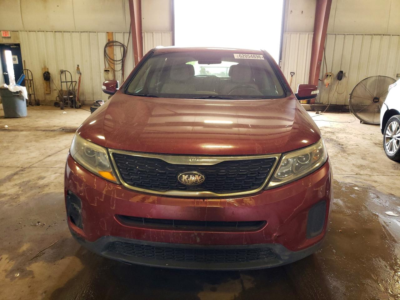 2015 Kia Sorento Lx Red vin: 5XYKT3A66FG581768