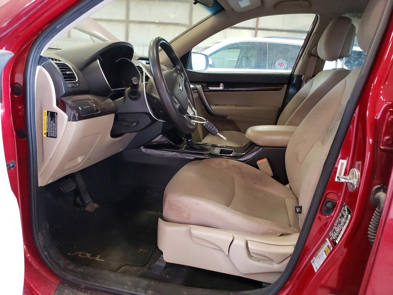 2015 Kia Sorento Lx Red vin: 5XYKT3A66FG581768