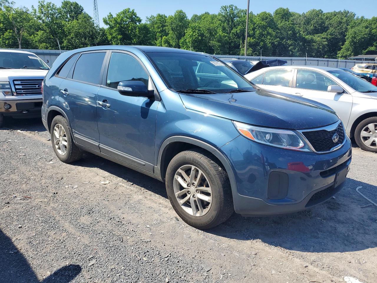 2015 Kia Sorento Lx Blue vin: 5XYKT3A66FG589501