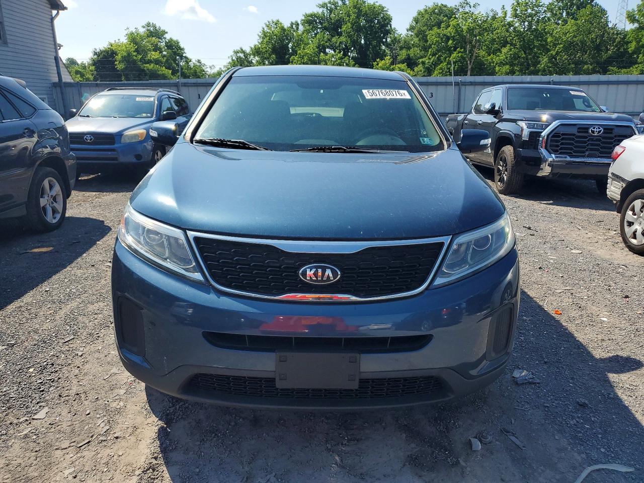 2015 Kia Sorento Lx Blue vin: 5XYKT3A66FG589501