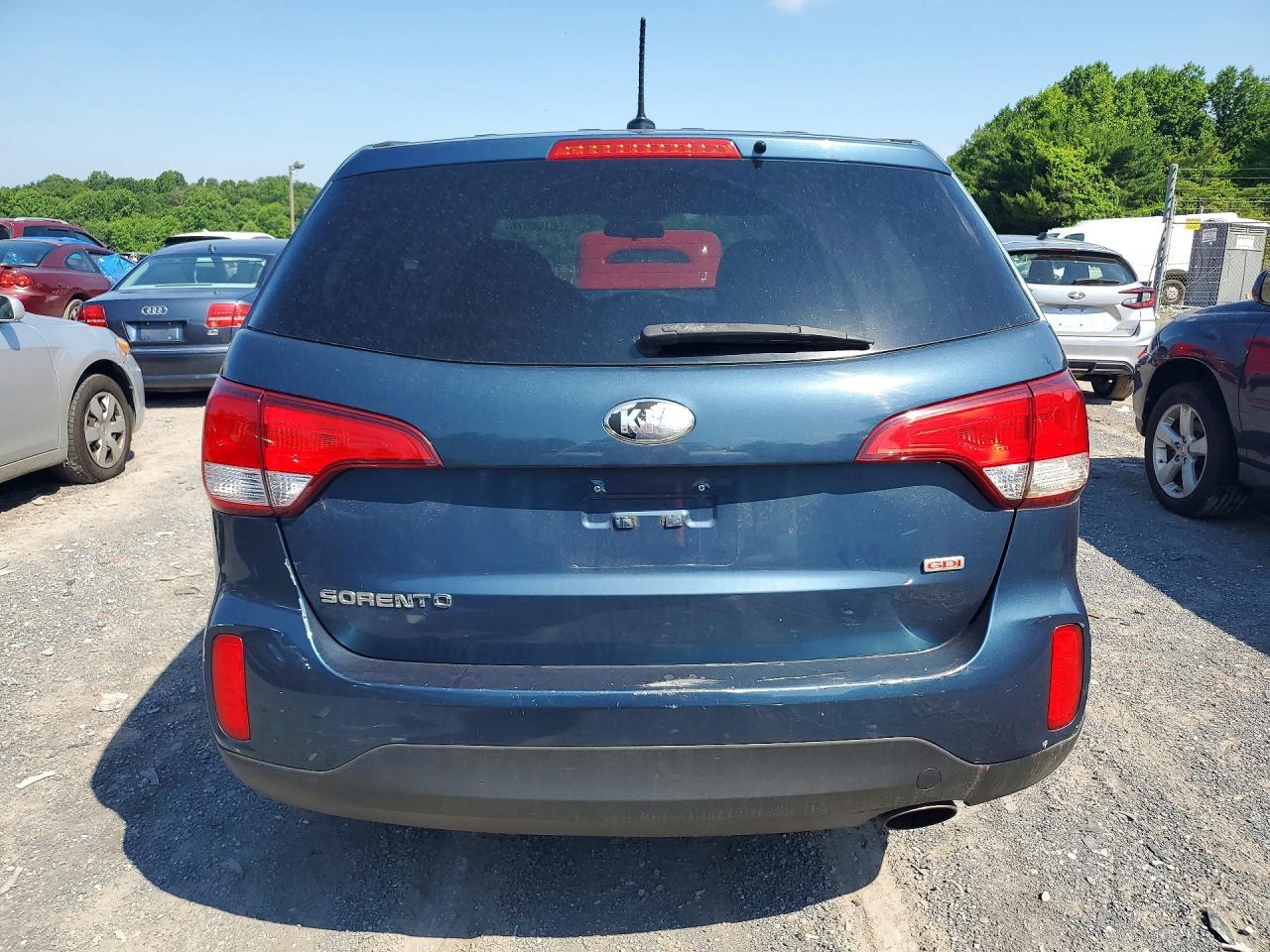 2015 Kia Sorento Lx Blue vin: 5XYKT3A66FG589501