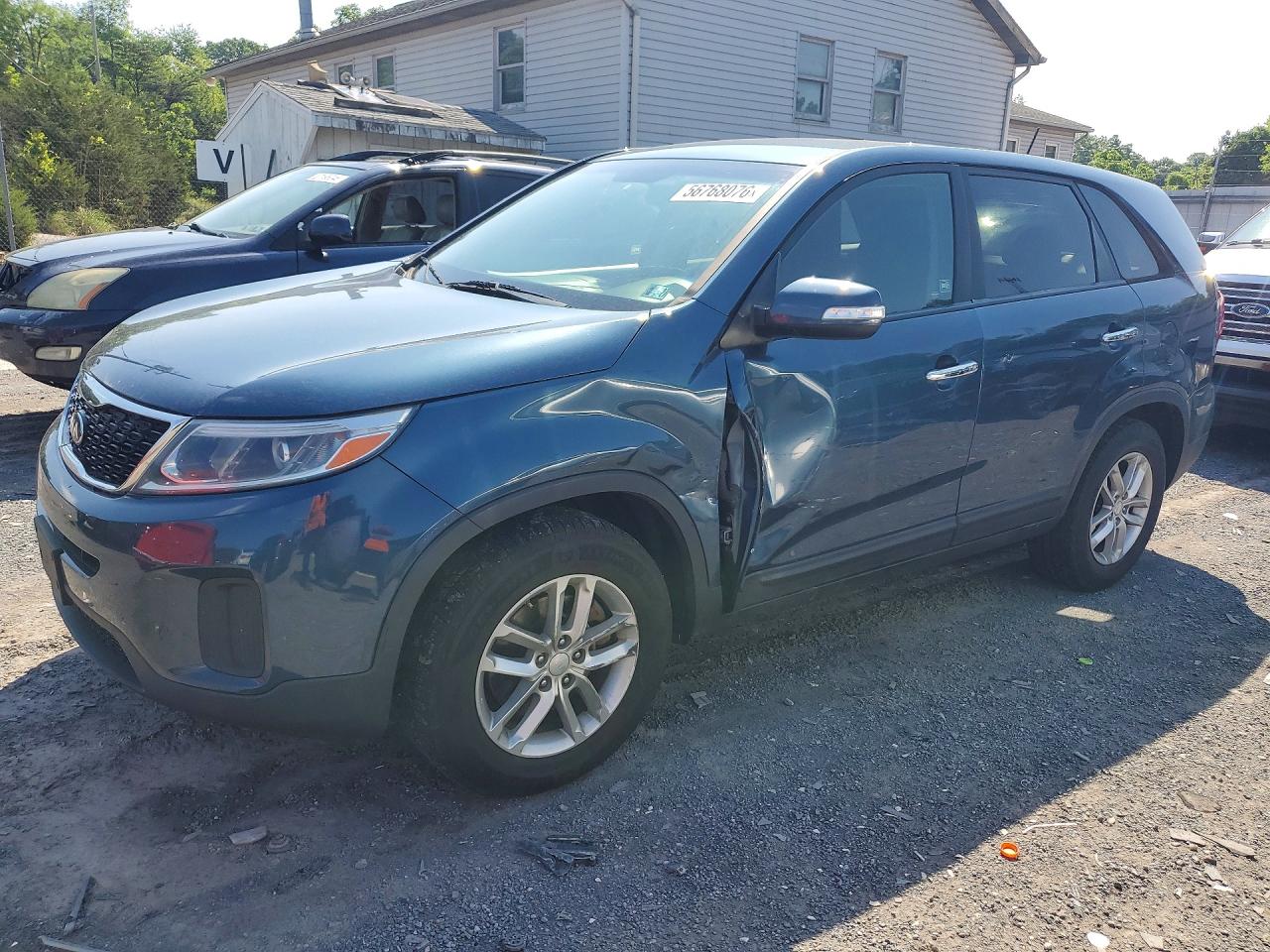 2015 Kia Sorento Lx Blue vin: 5XYKT3A66FG589501