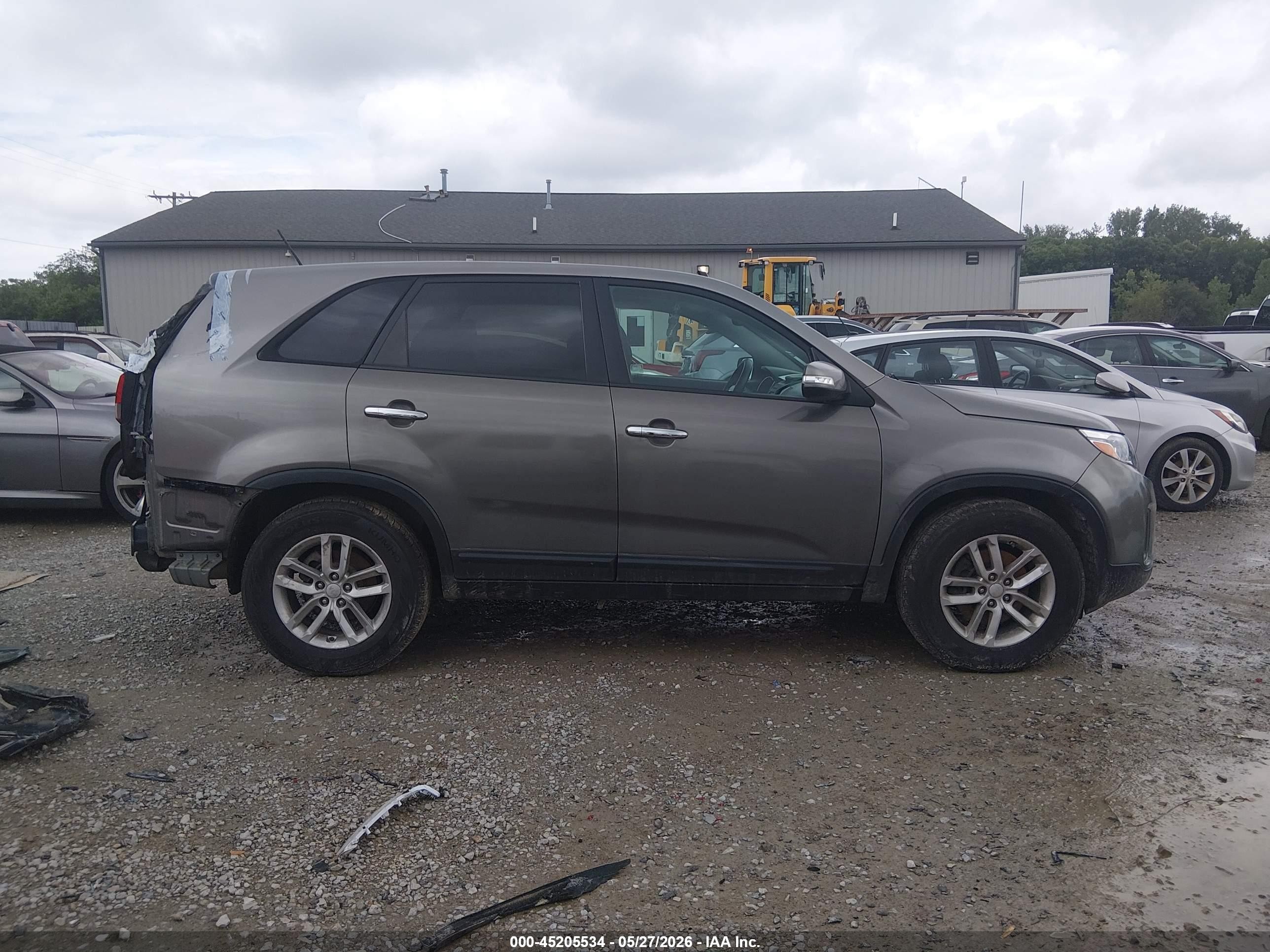 2015 Kia Sorento Lx Gray vin: 5XYKT3A66FG618169