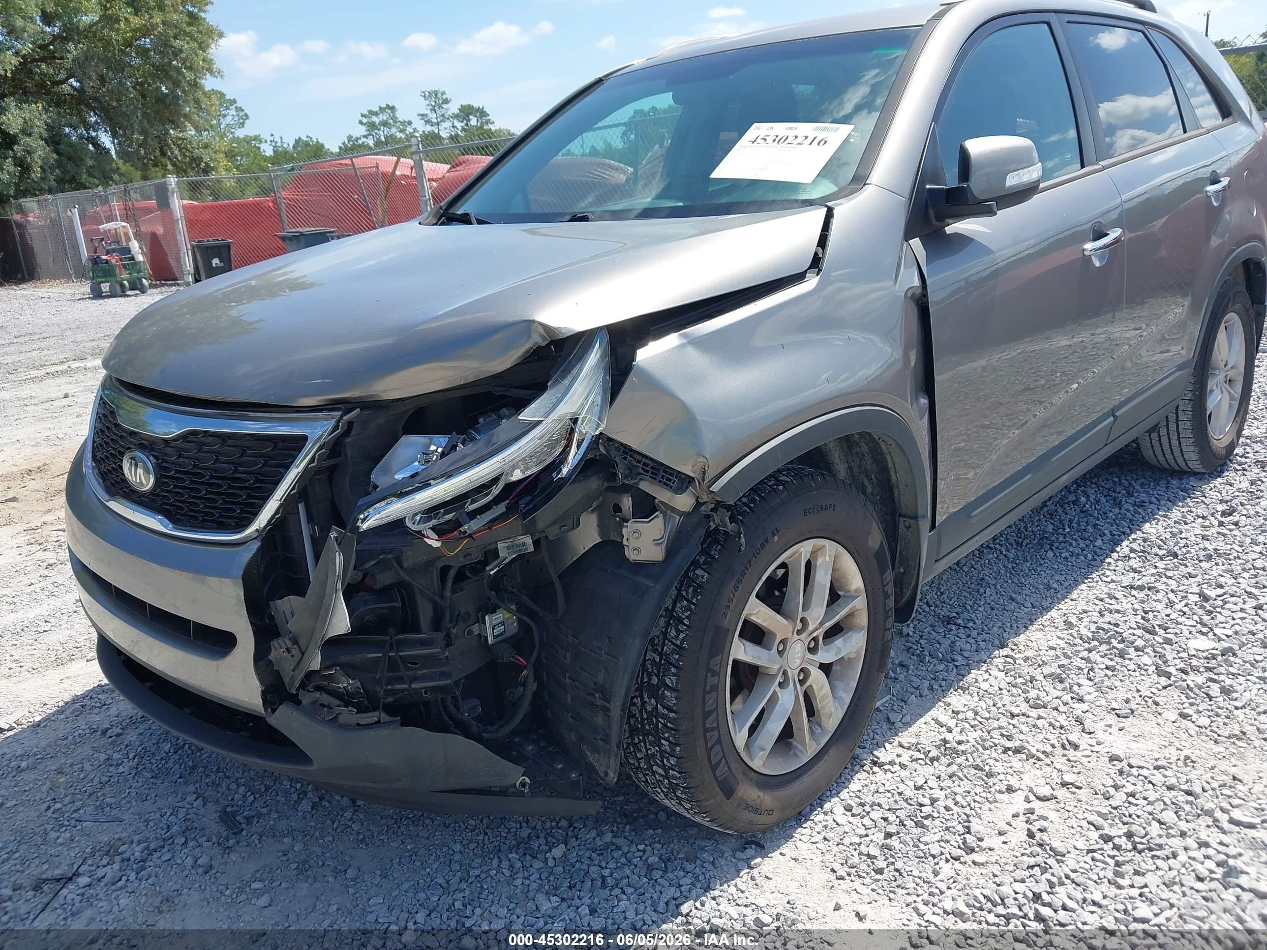 2015 Kia Sorento Lx Champagne vin: 5XYKT3A66FG624733