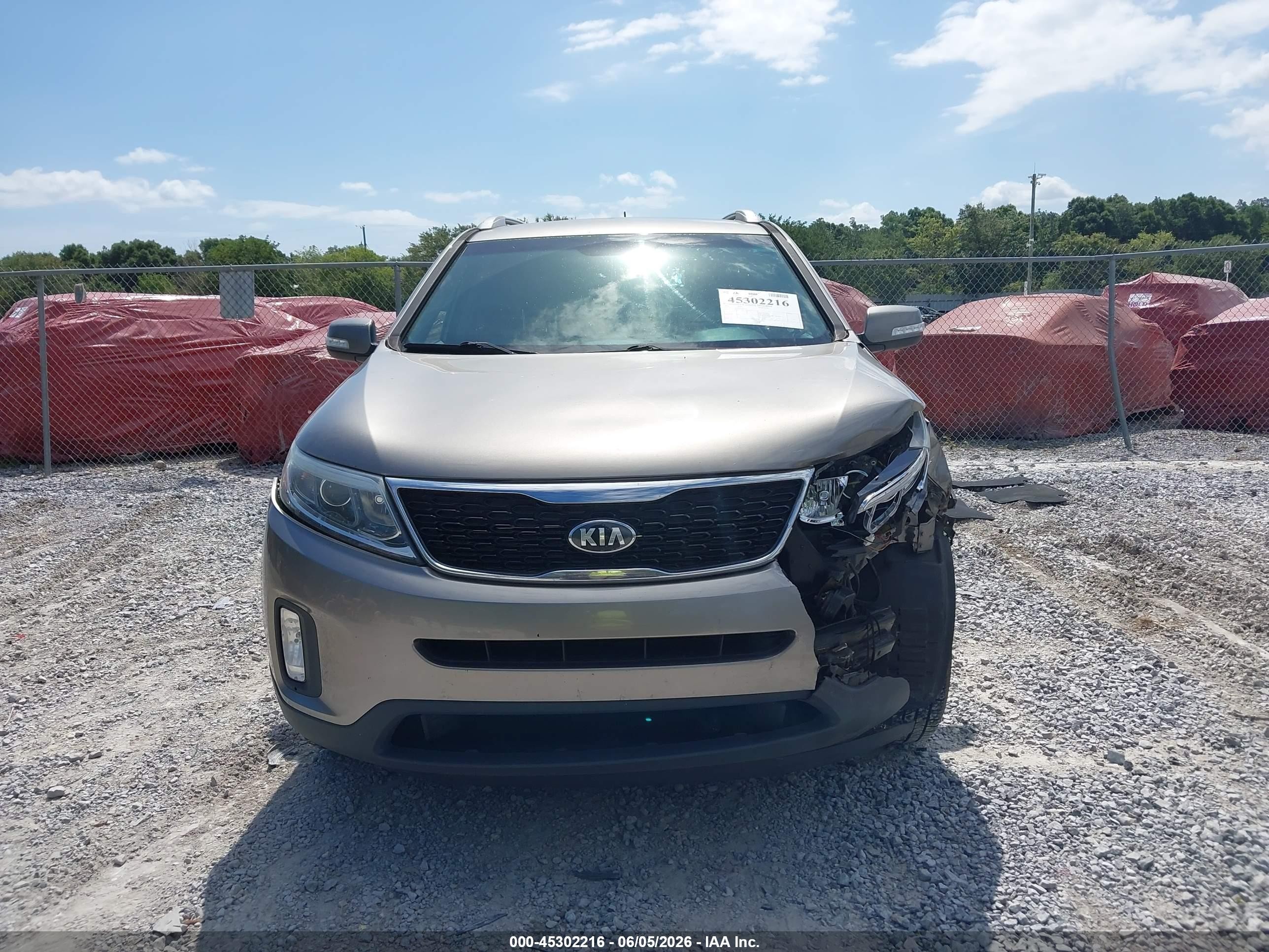 2015 Kia Sorento Lx Champagne vin: 5XYKT3A66FG624733