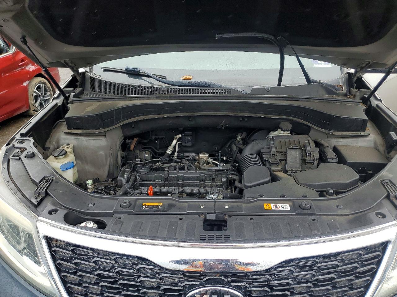 2015 Kia Sorento Lx Silver vin: 5XYKT3A66FG628152