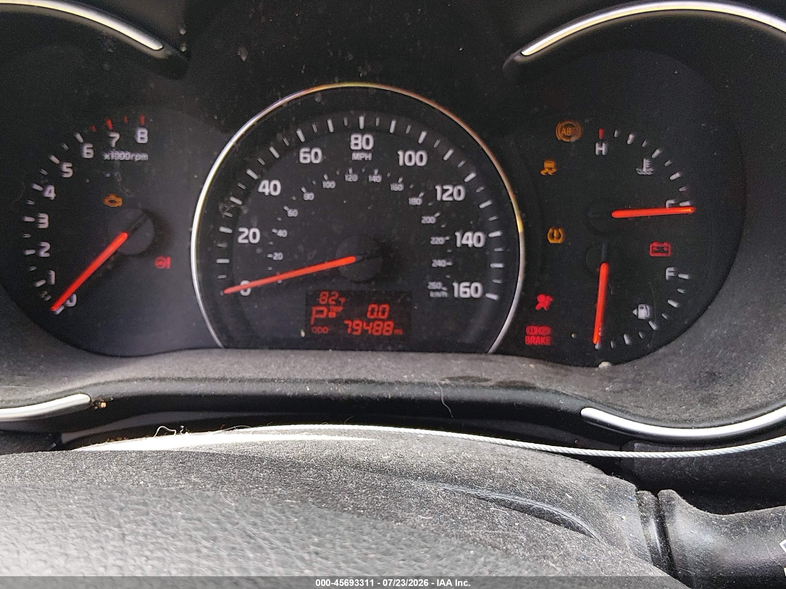 2015 Kia Sorento Lx Red vin: 5XYKT3A66FG641869