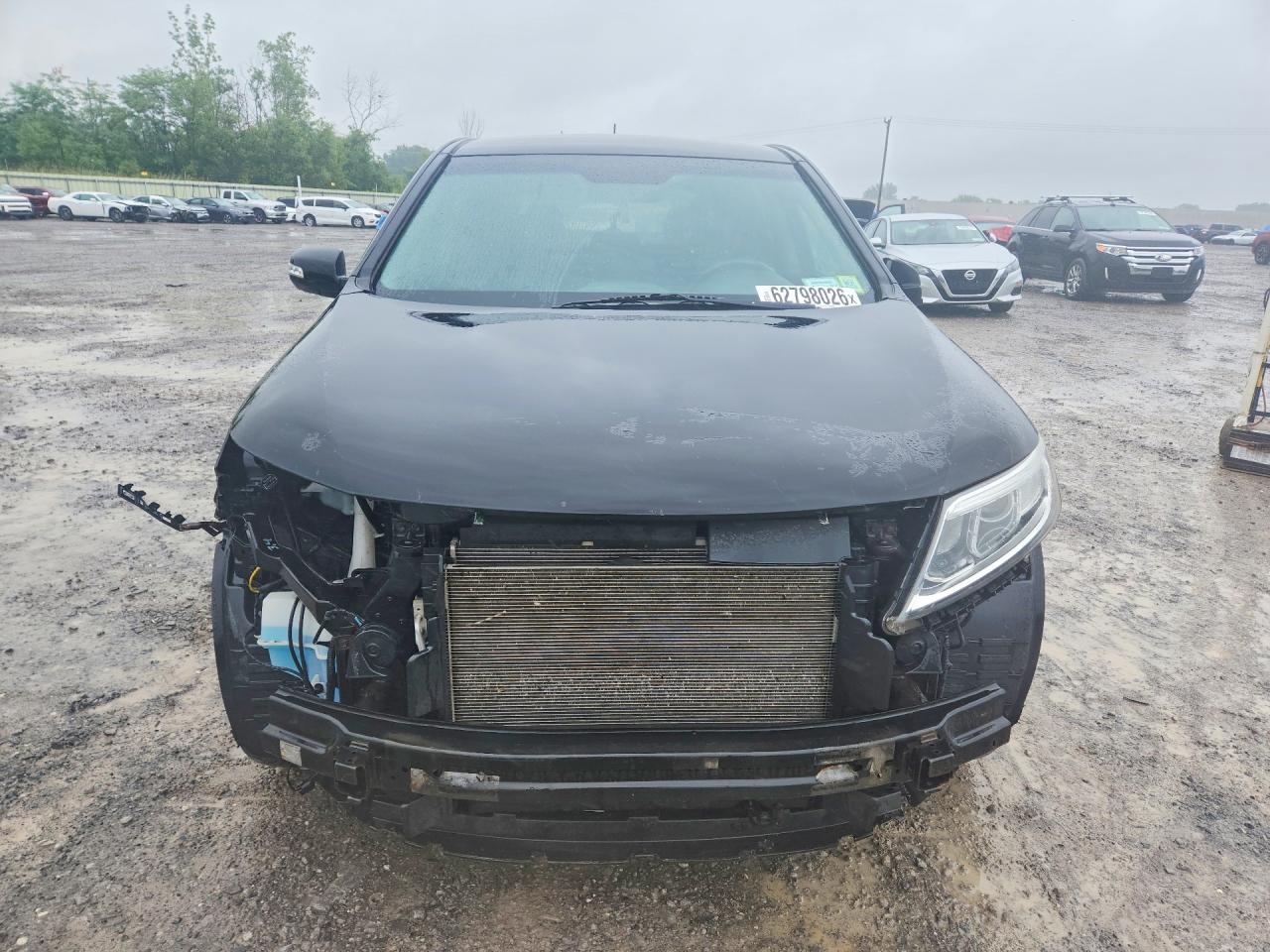 2015 Kia Sorento Lx Black vin: 5XYKT3A66FG657358