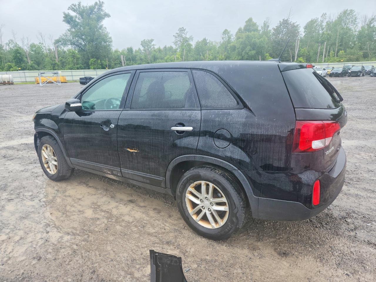 2015 Kia Sorento Lx Black vin: 5XYKT3A66FG657358