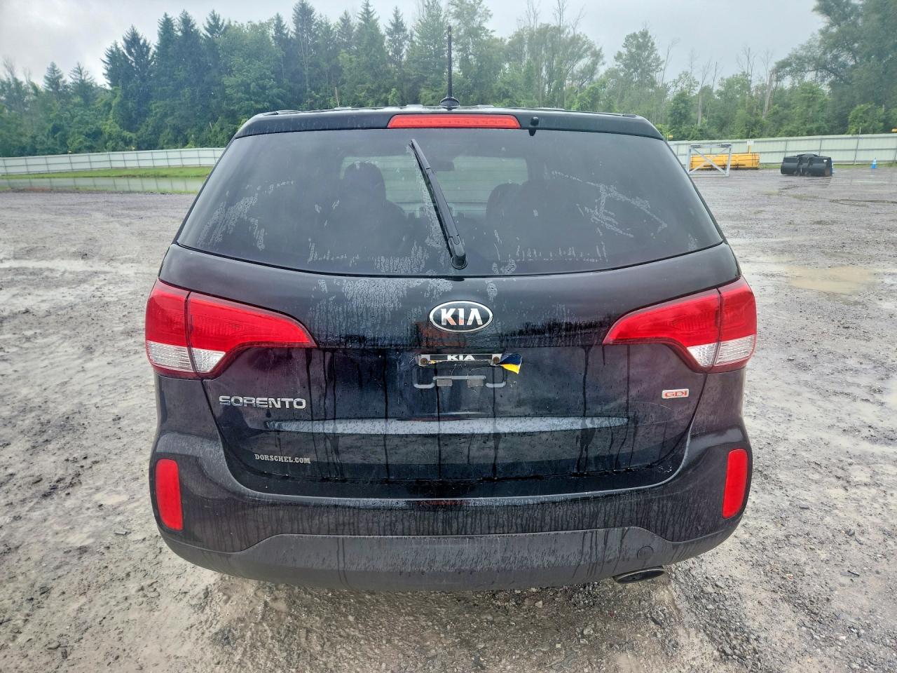 2015 Kia Sorento Lx Black vin: 5XYKT3A66FG657358
