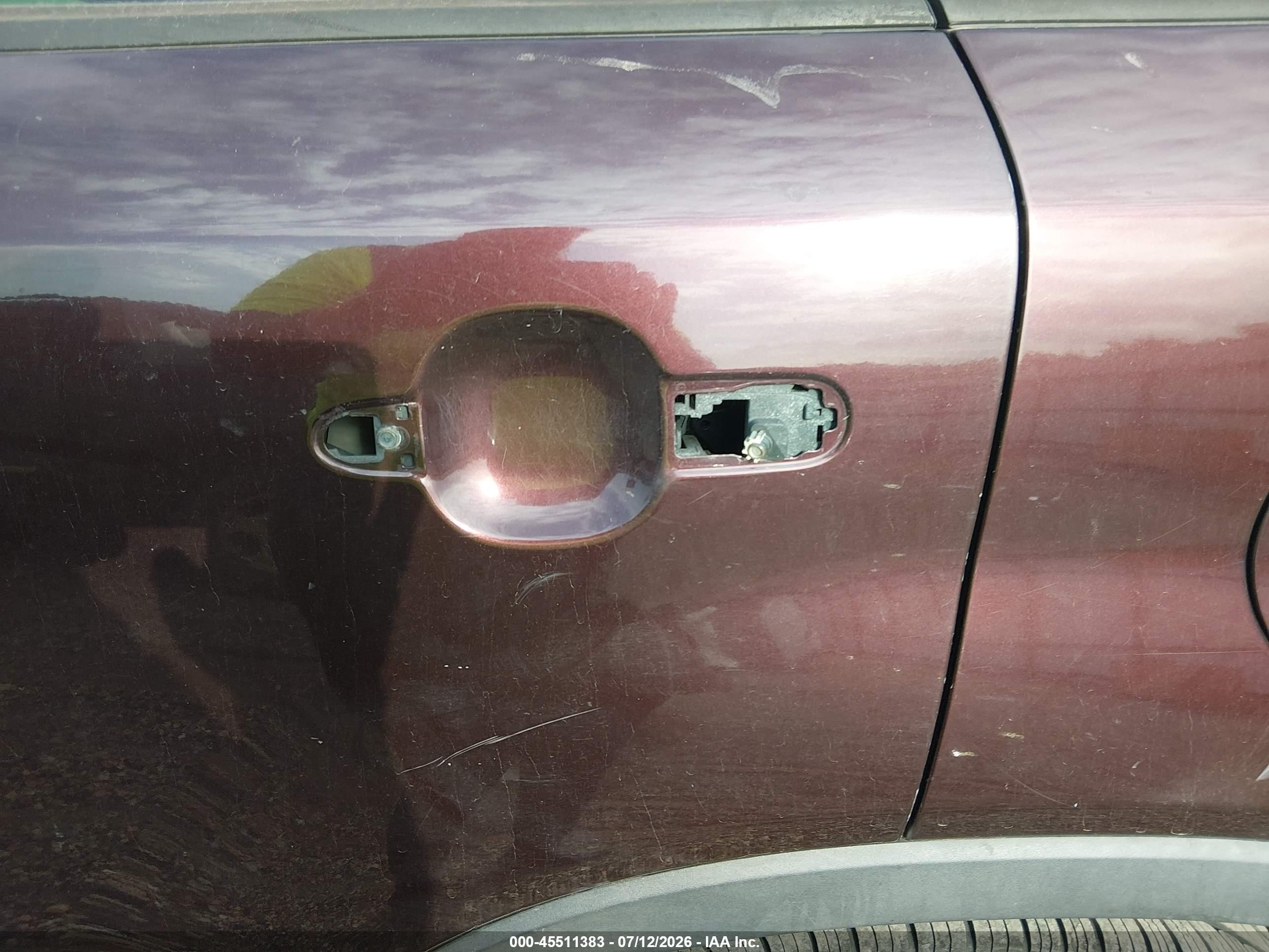 2012 Kia Sorento Lx Burgundy vin: 5XYKT3A67CG302033