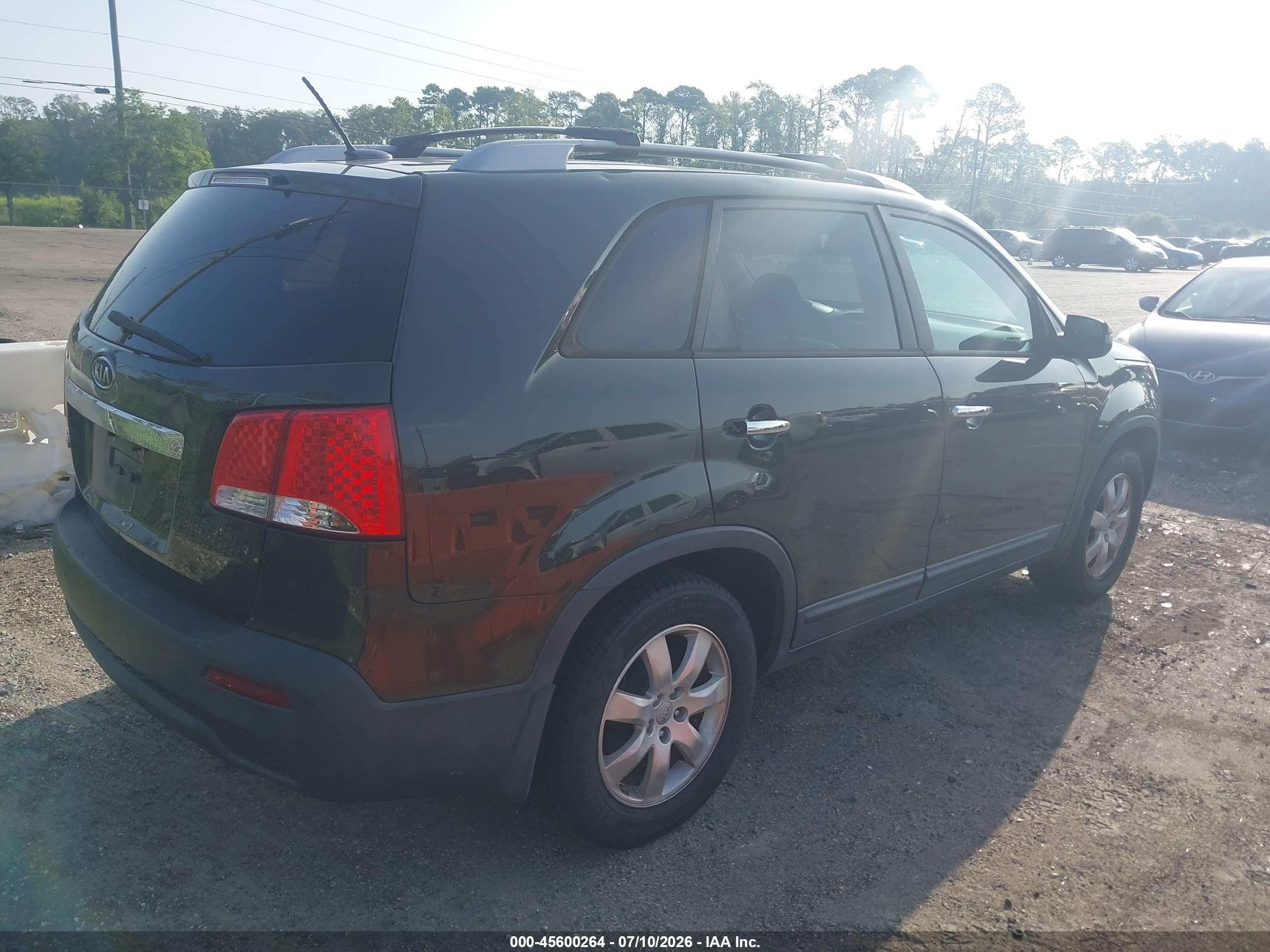 2012 Kia Sorento Lx Green vin: 5XYKT3A67CG303974