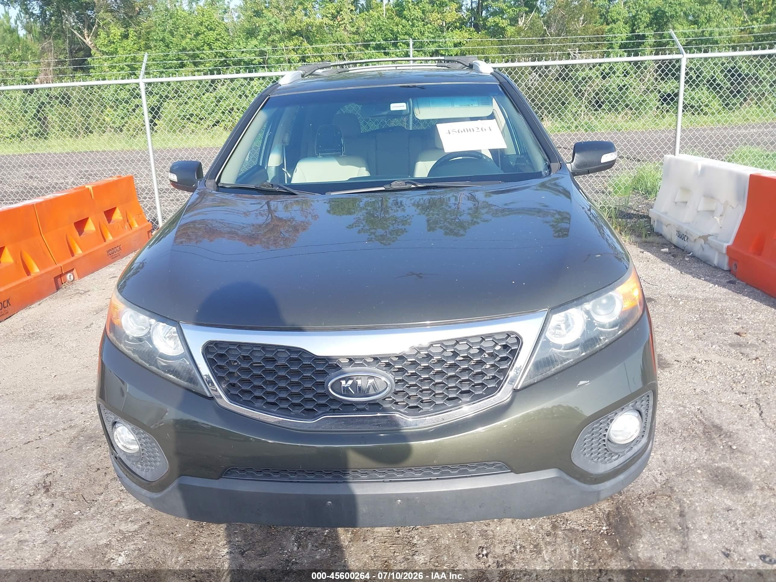 2012 Kia Sorento Lx Green vin: 5XYKT3A67CG303974