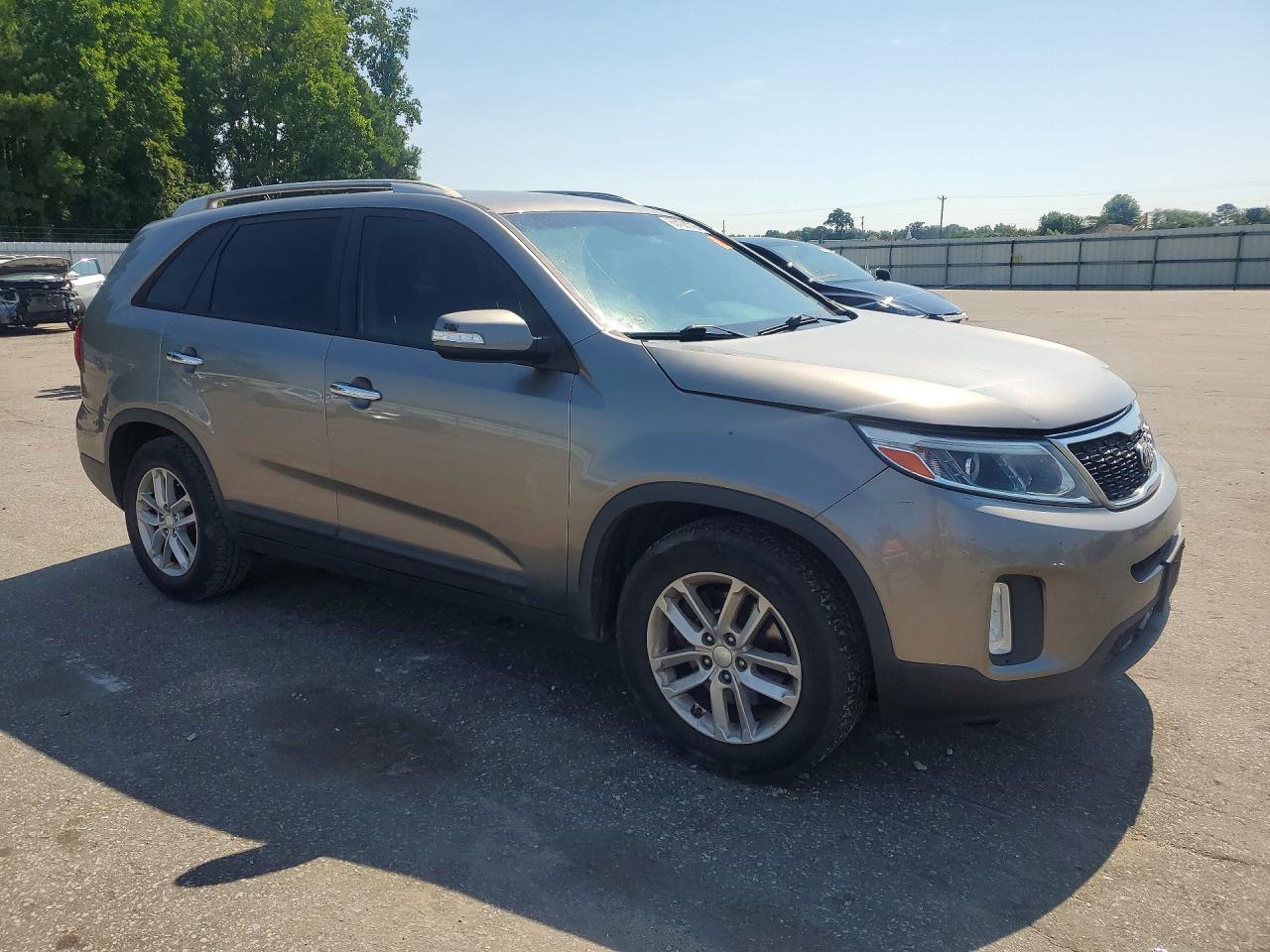2014 Kia Sorento Lx Gray vin: 5XYKT3A67EG441548