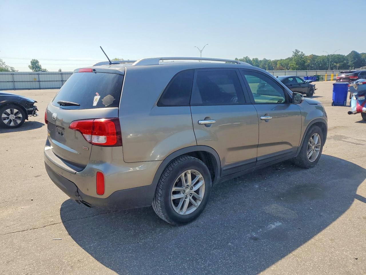 2014 Kia Sorento Lx Gray vin: 5XYKT3A67EG441548