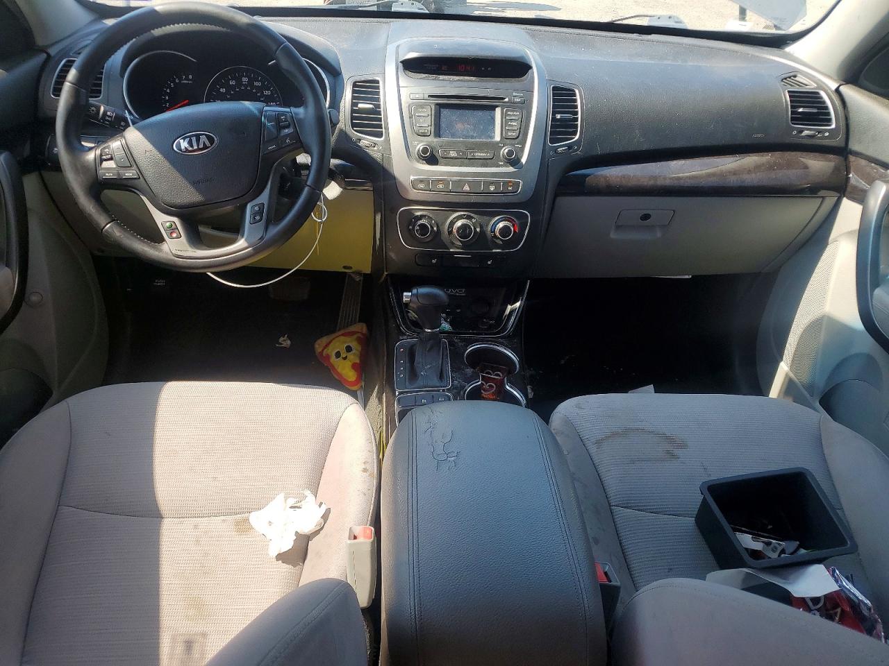 2014 Kia Sorento Lx Gray vin: 5XYKT3A67EG441548