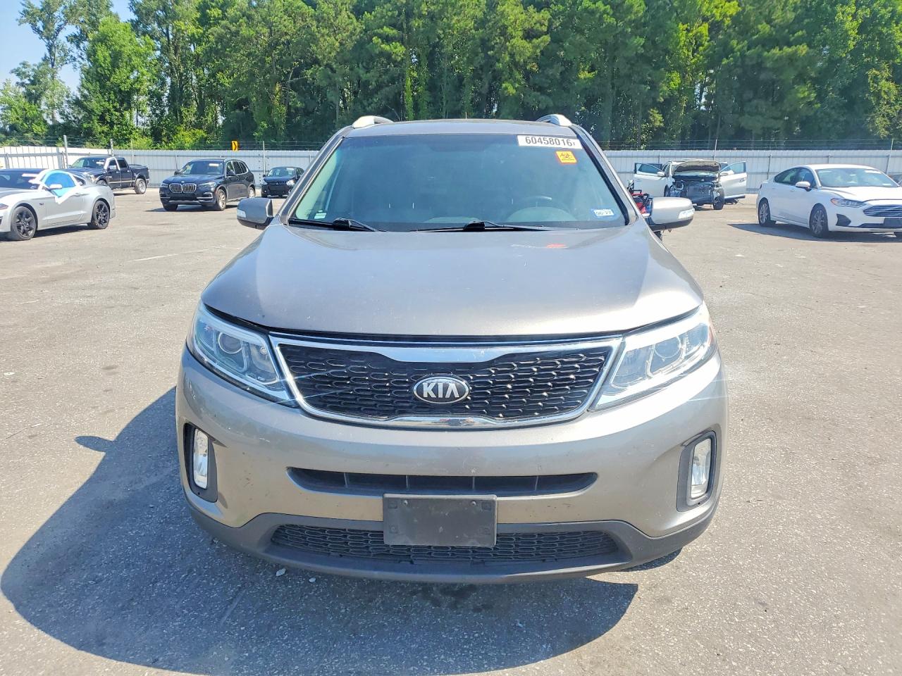 2014 Kia Sorento Lx Gray vin: 5XYKT3A67EG441548