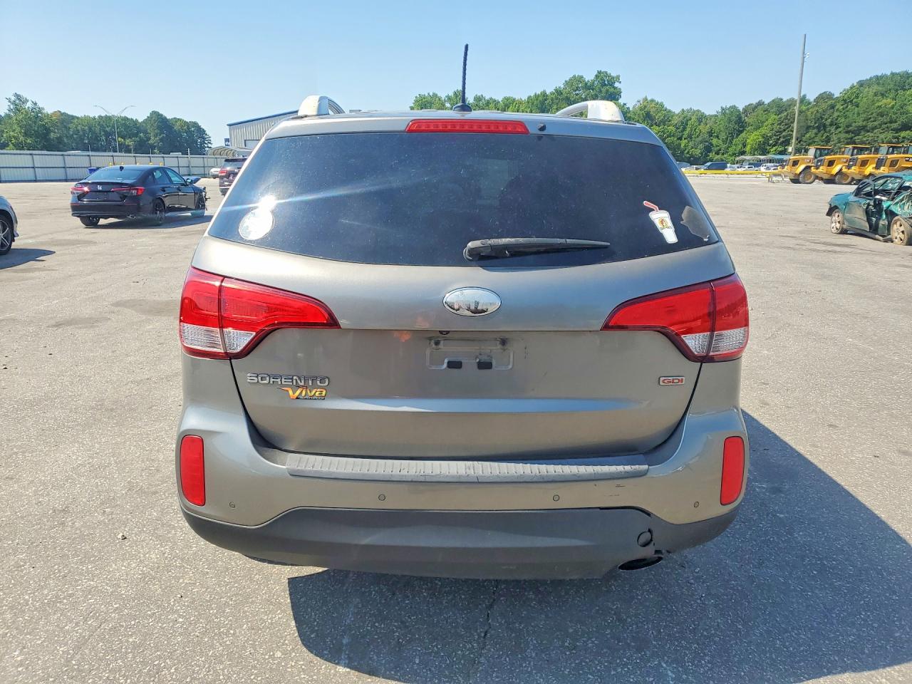 2014 Kia Sorento Lx Gray vin: 5XYKT3A67EG441548