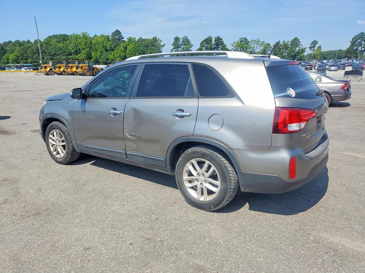 2014 Kia Sorento Lx Gray vin: 5XYKT3A67EG441548