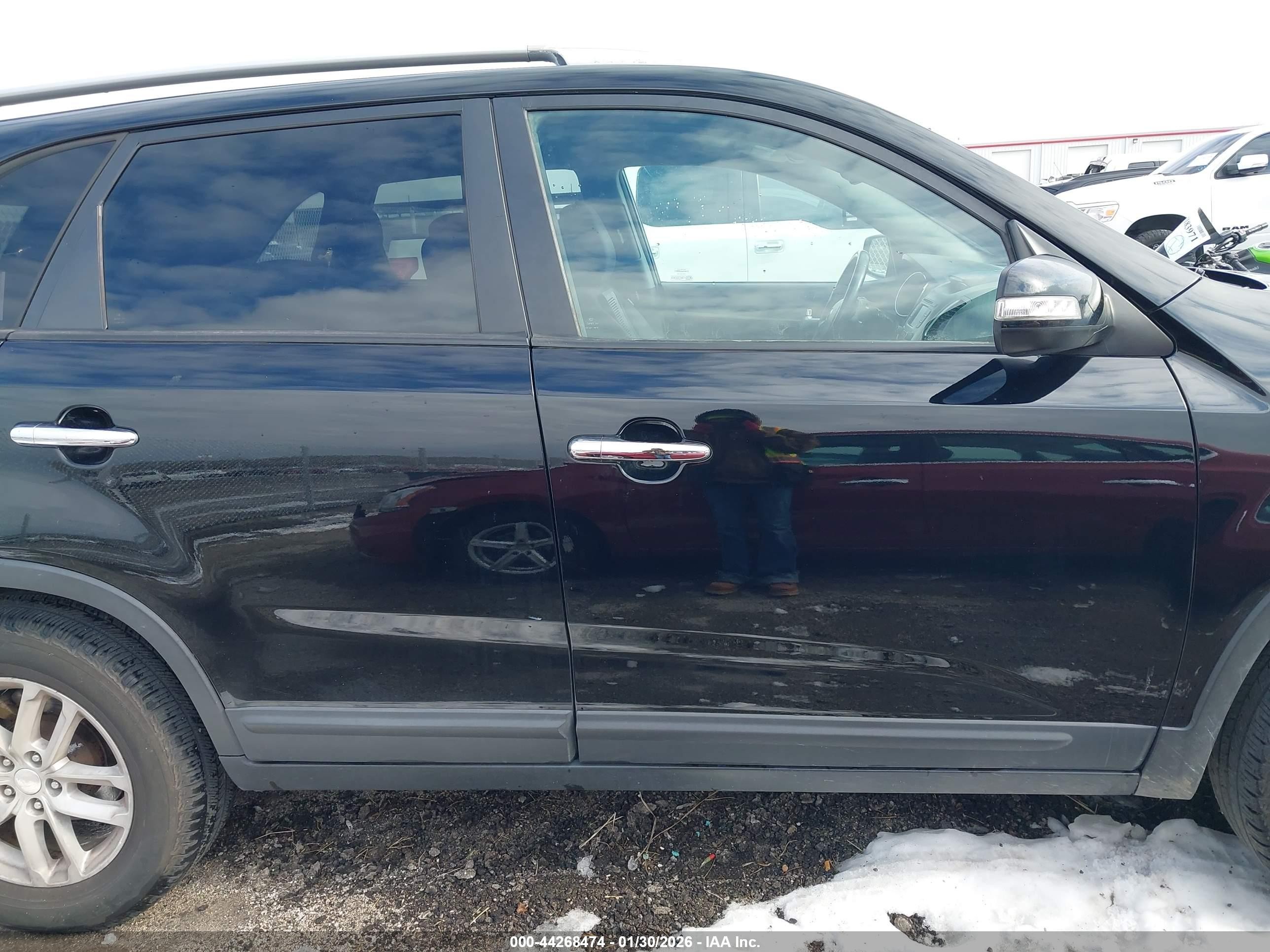2014 Kia Sorento Lx Black vin: 5XYKT3A67EG494752