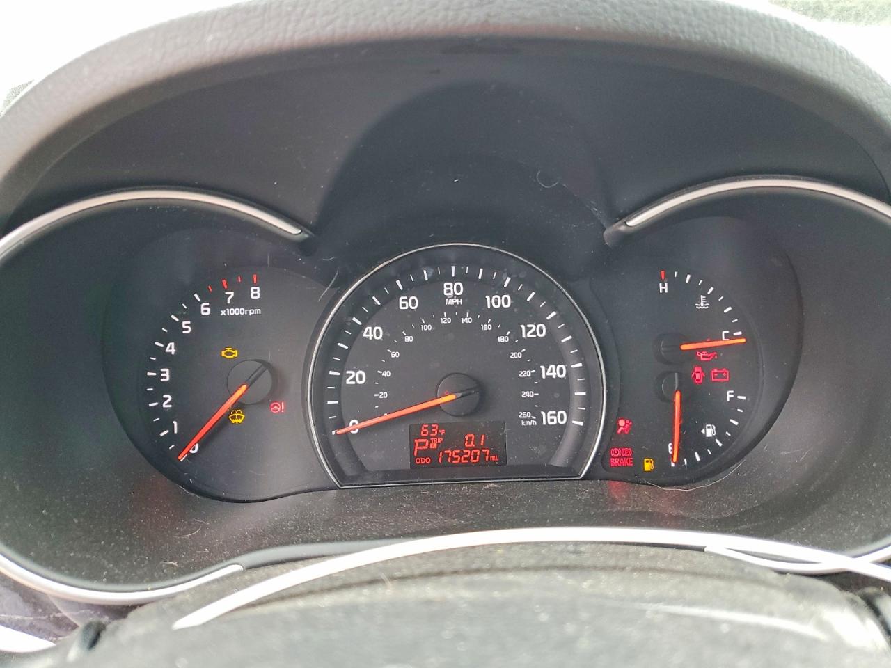 2015 Kia Sorento Lx Brown vin: 5XYKT3A67FG557107
