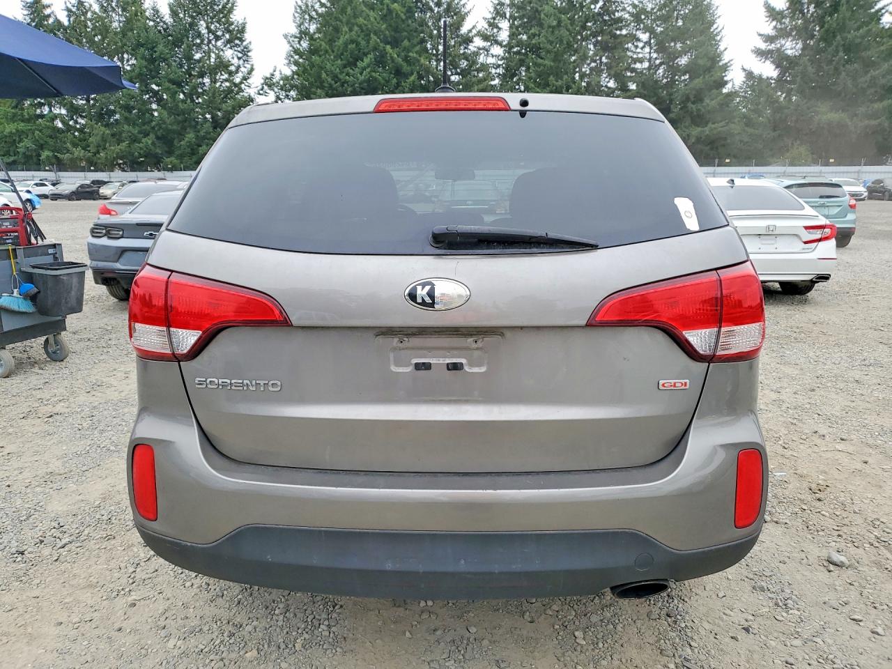 2015 Kia Sorento Lx Brown vin: 5XYKT3A67FG557107